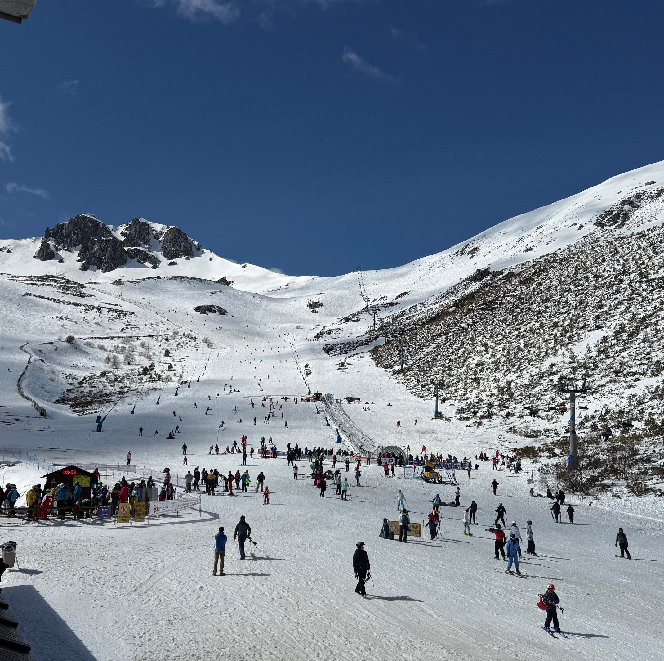 Estación de esquí de San Isidro durante este fin de semana. | L.N.C.