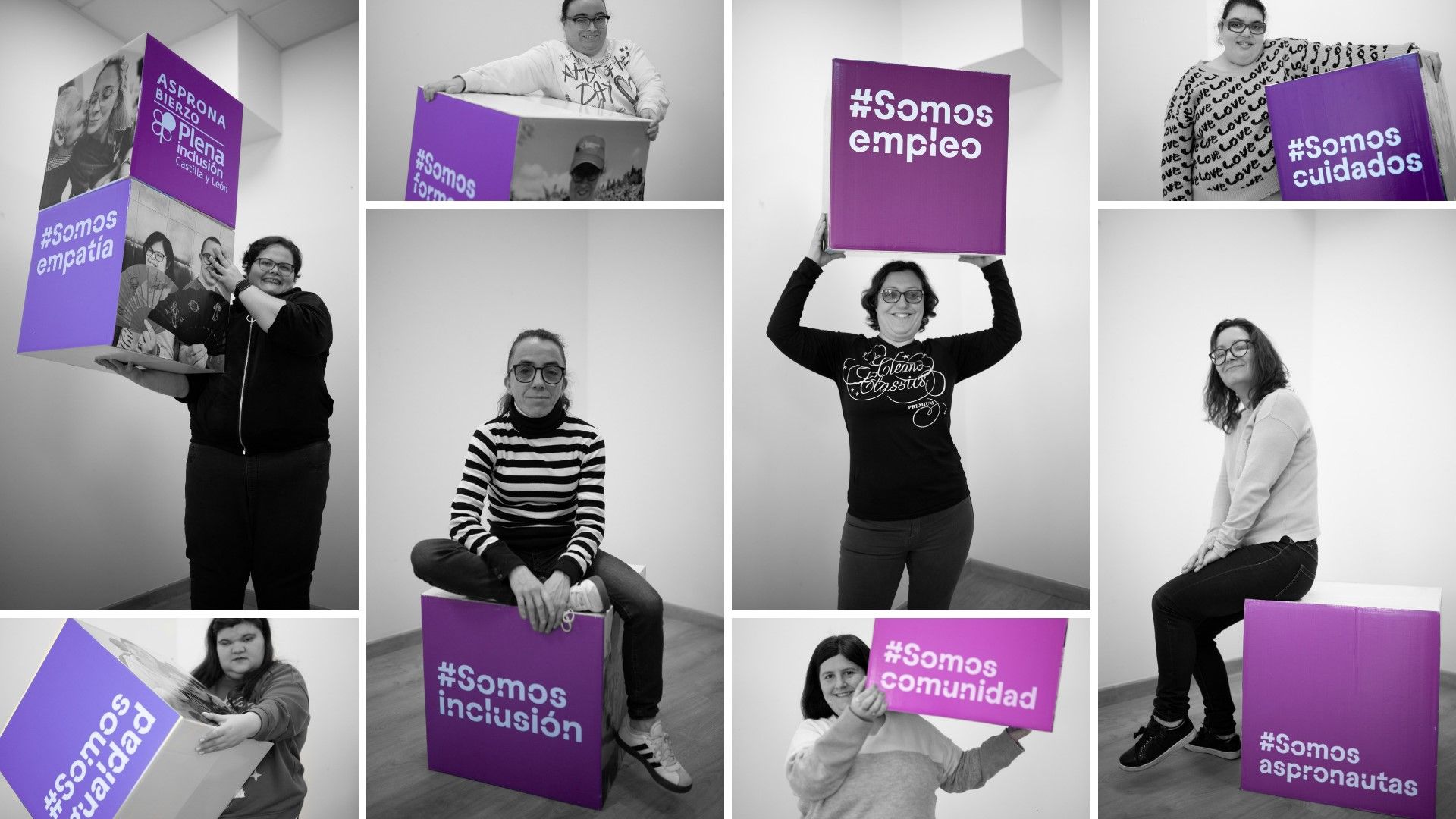 Un collage con parte de las protagonistas.