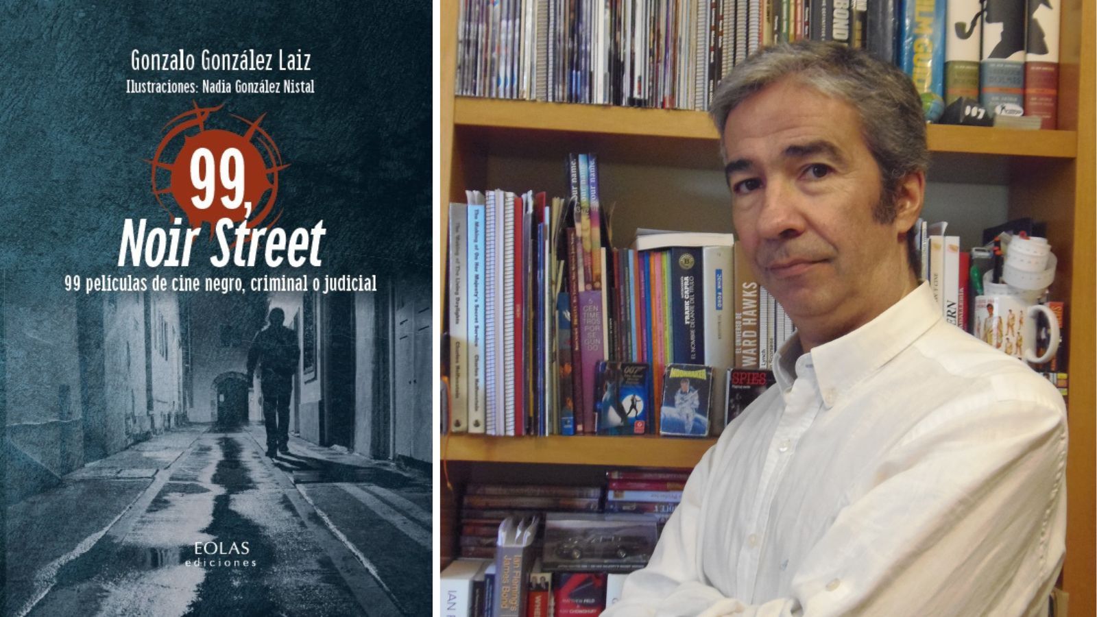 Gonzalo González Laiz es el autor de  ‘99, Noir Street'. | L.N.C.