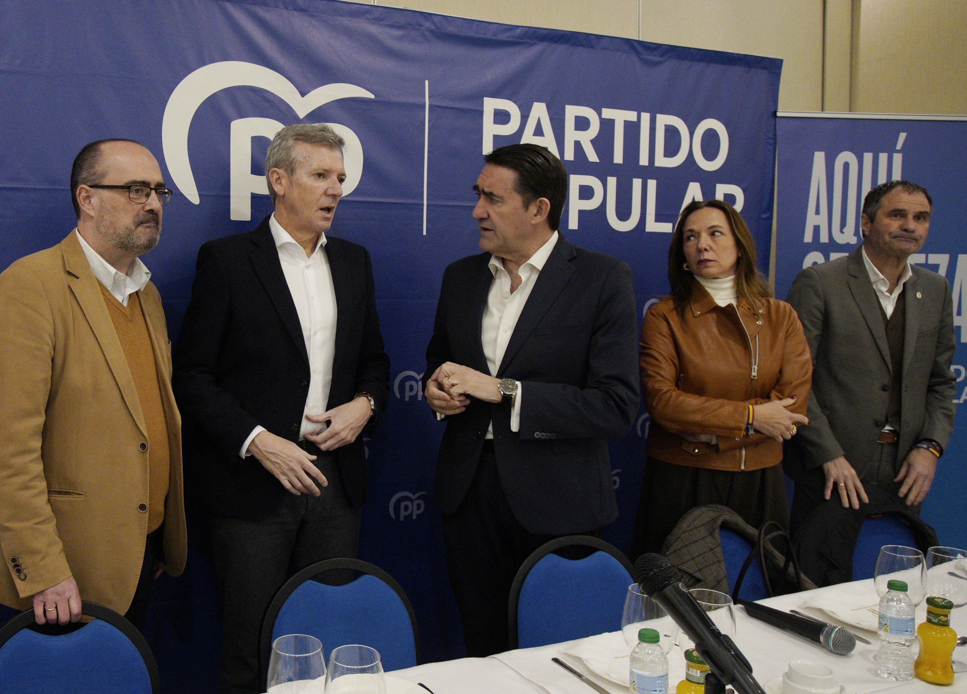 Rueda en su visita a Ponferrada. | ICAL