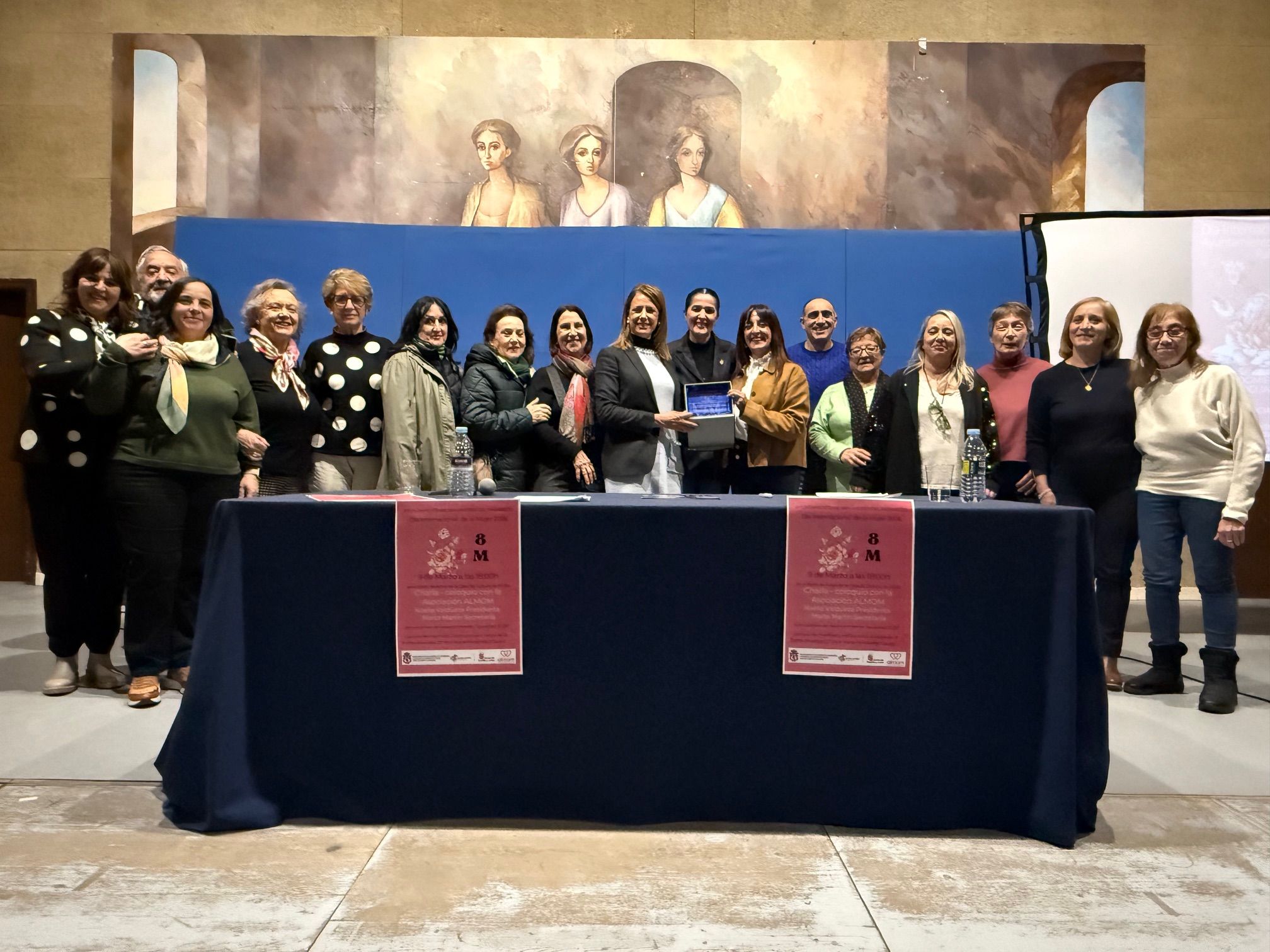 San Andrés reconoció la labor de Almom en Pinilla