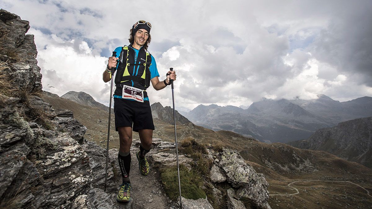 ulio Cernuda de Santa Marina de Valdeón (León) participa en la Tor des Geants, la carrera de enduro trail más dura del mundo. En la imagen en el Colle di Nana. | STEFANO JEANTET (ICAL)