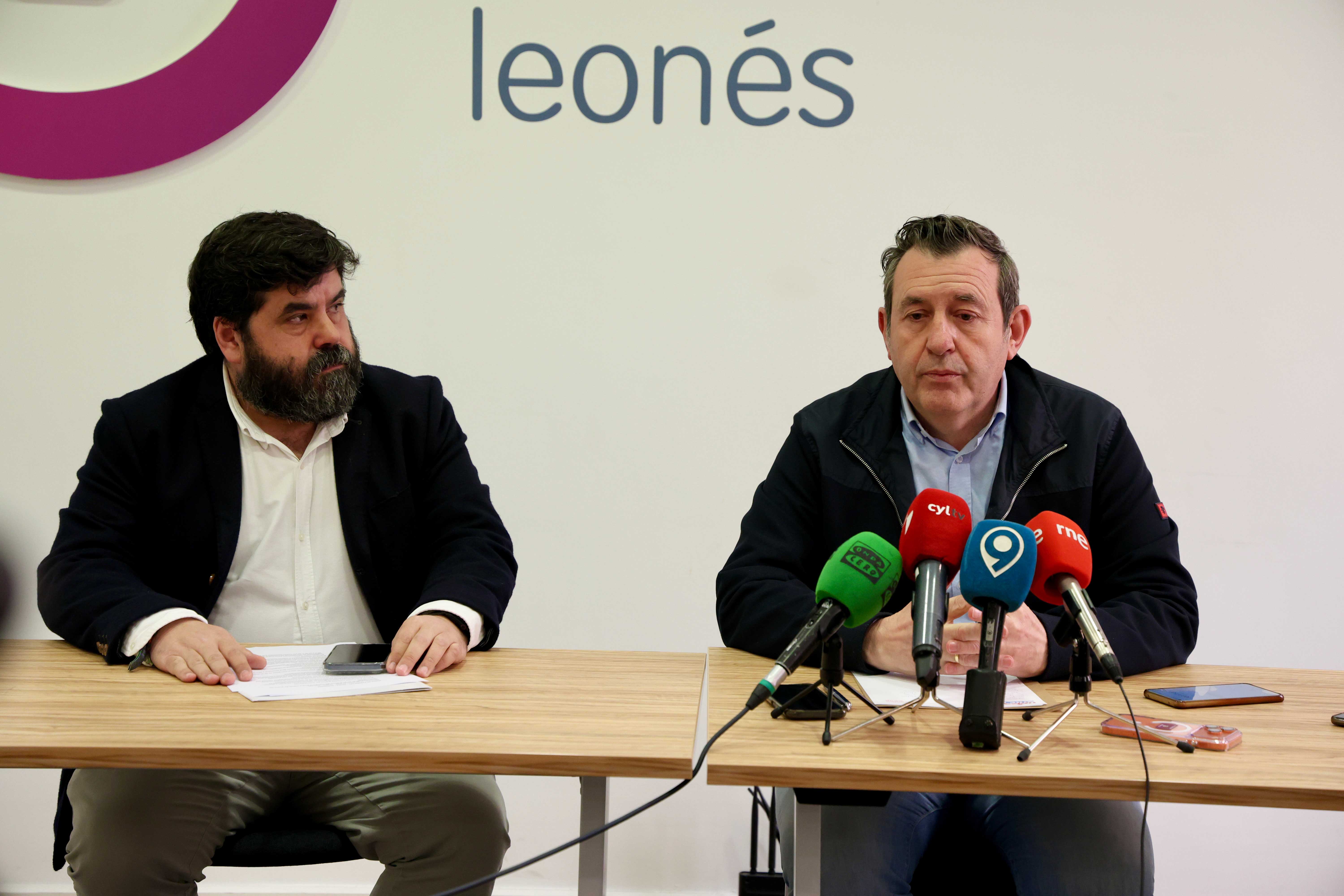 El Círculo Empresarial Leonés (CEL) y la Asociación Leonesa de Empresarios del Transporte (Altradime) hablan de la situación que del sector del transporte profesional ante la subida del precio de los carburantes. | C.CAMPILLO (Ical)