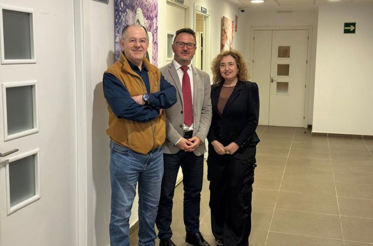 Visita de la vicerrectora al campus melillense. 