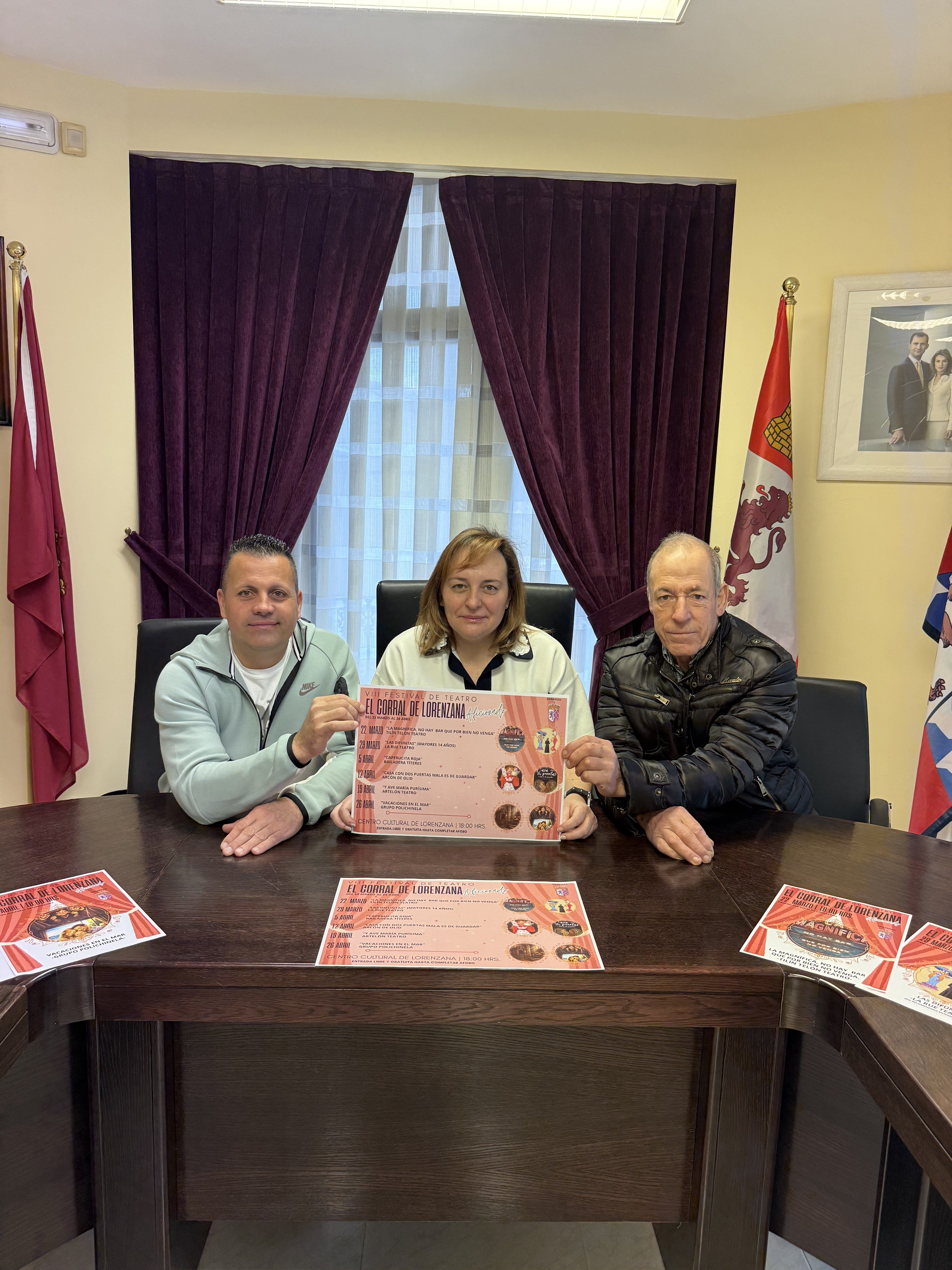 Un momento de la presentación del VIII Festival de Teatro.