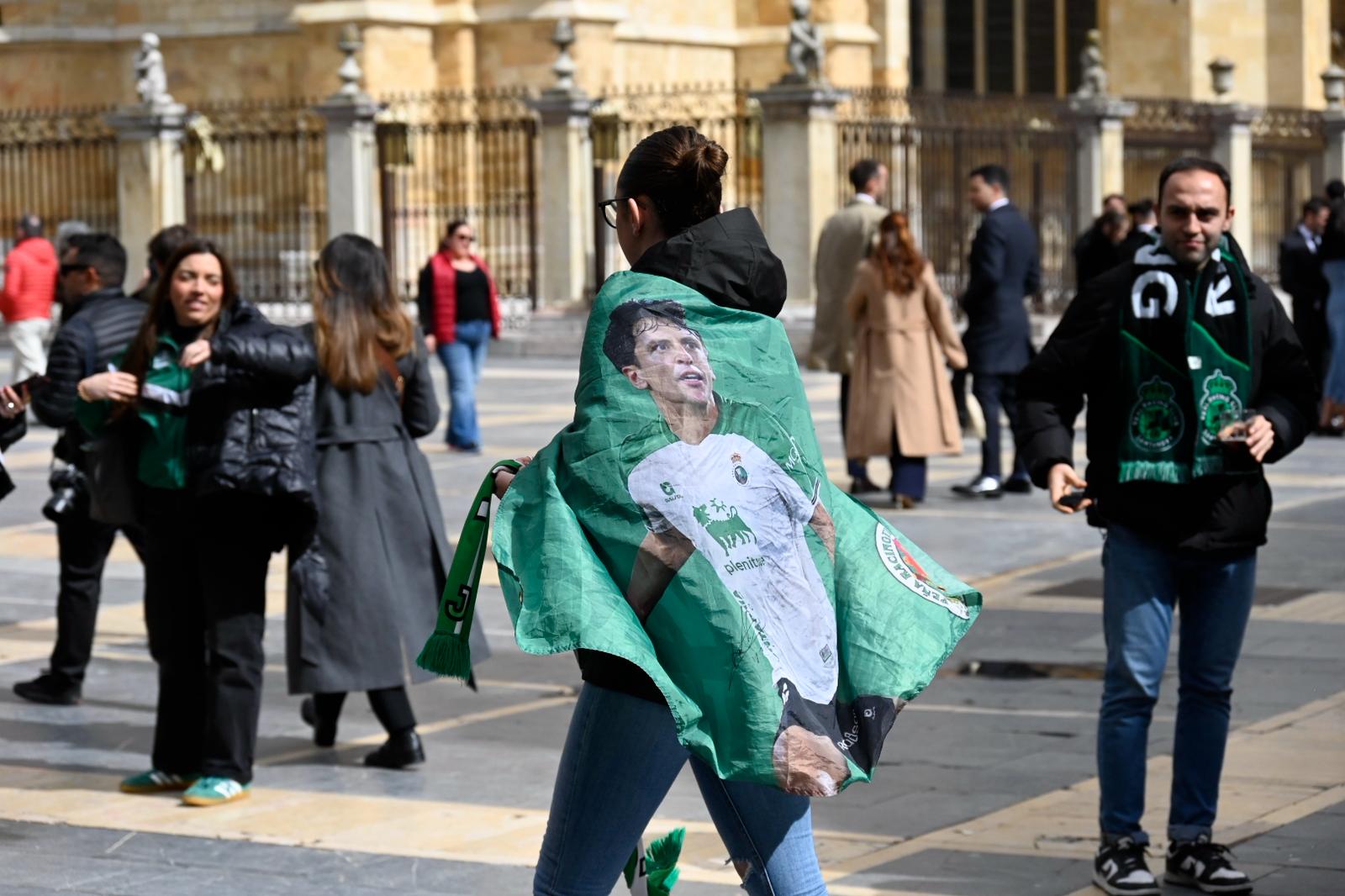 Afición del Racing en León