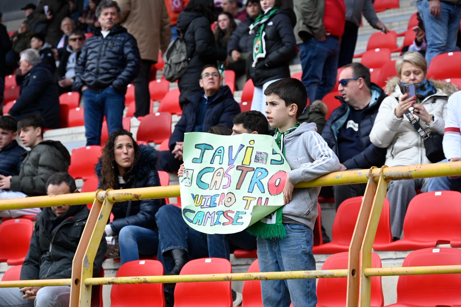 Afición del Racing en León