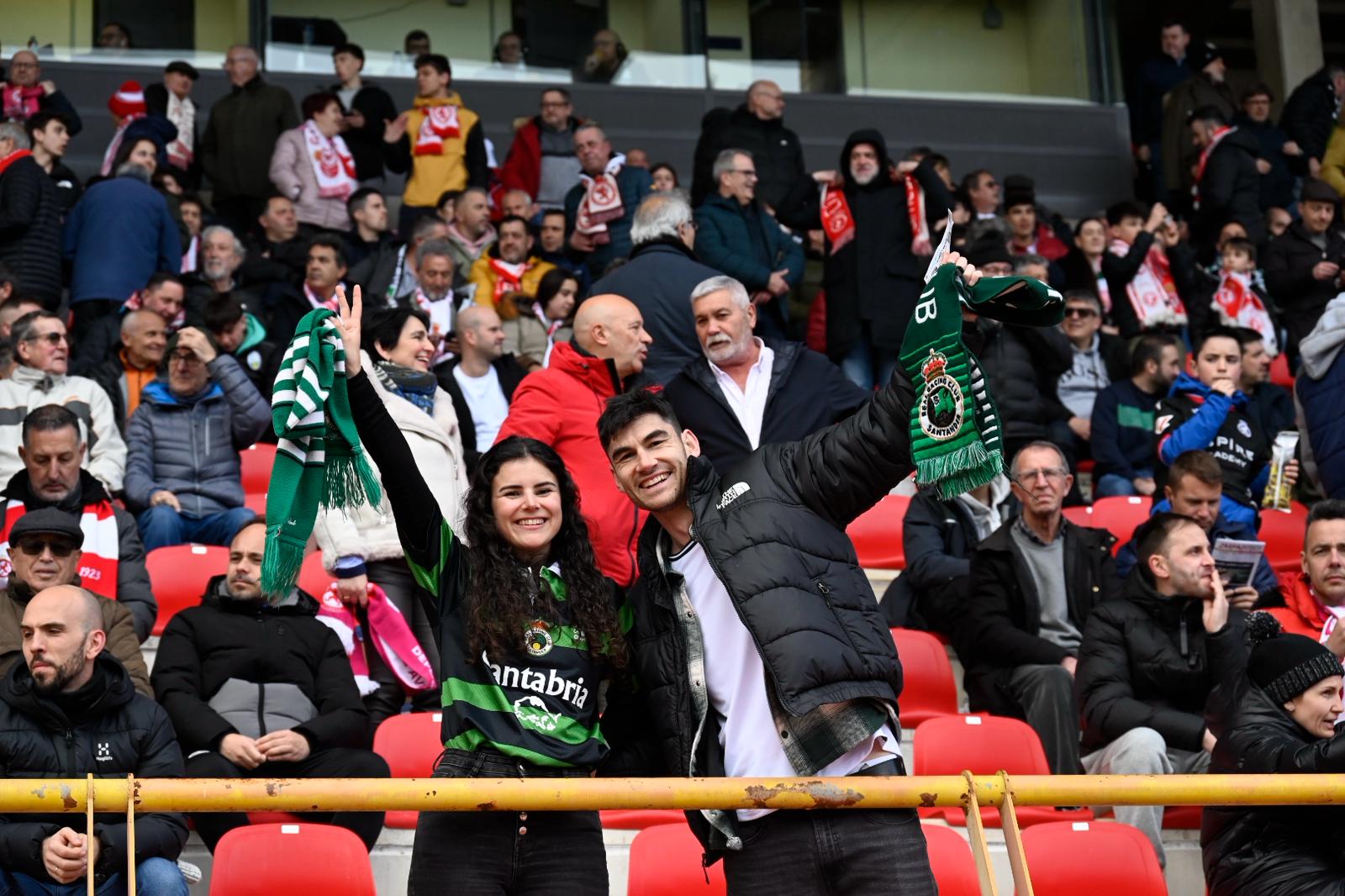 Afición del Racing en León