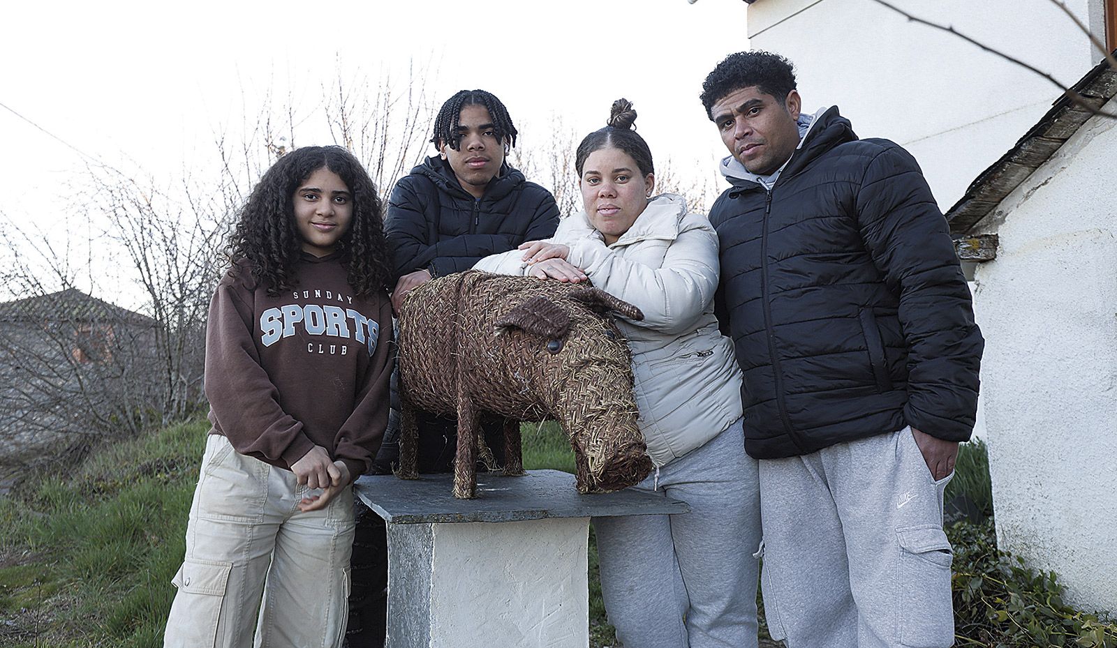 Raizel, Blanca, Leinsay y Emily llegaron desde La Habana y aunque siguen de cerca las noticias no está entre sus planes regresar. | FERNANDO OTERO