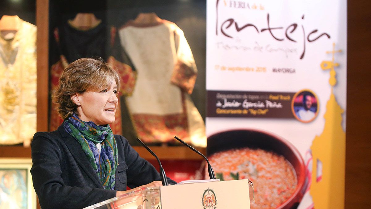 La ministra de Agricultura participa en la V Feria de la Lenteja. | ICAL
