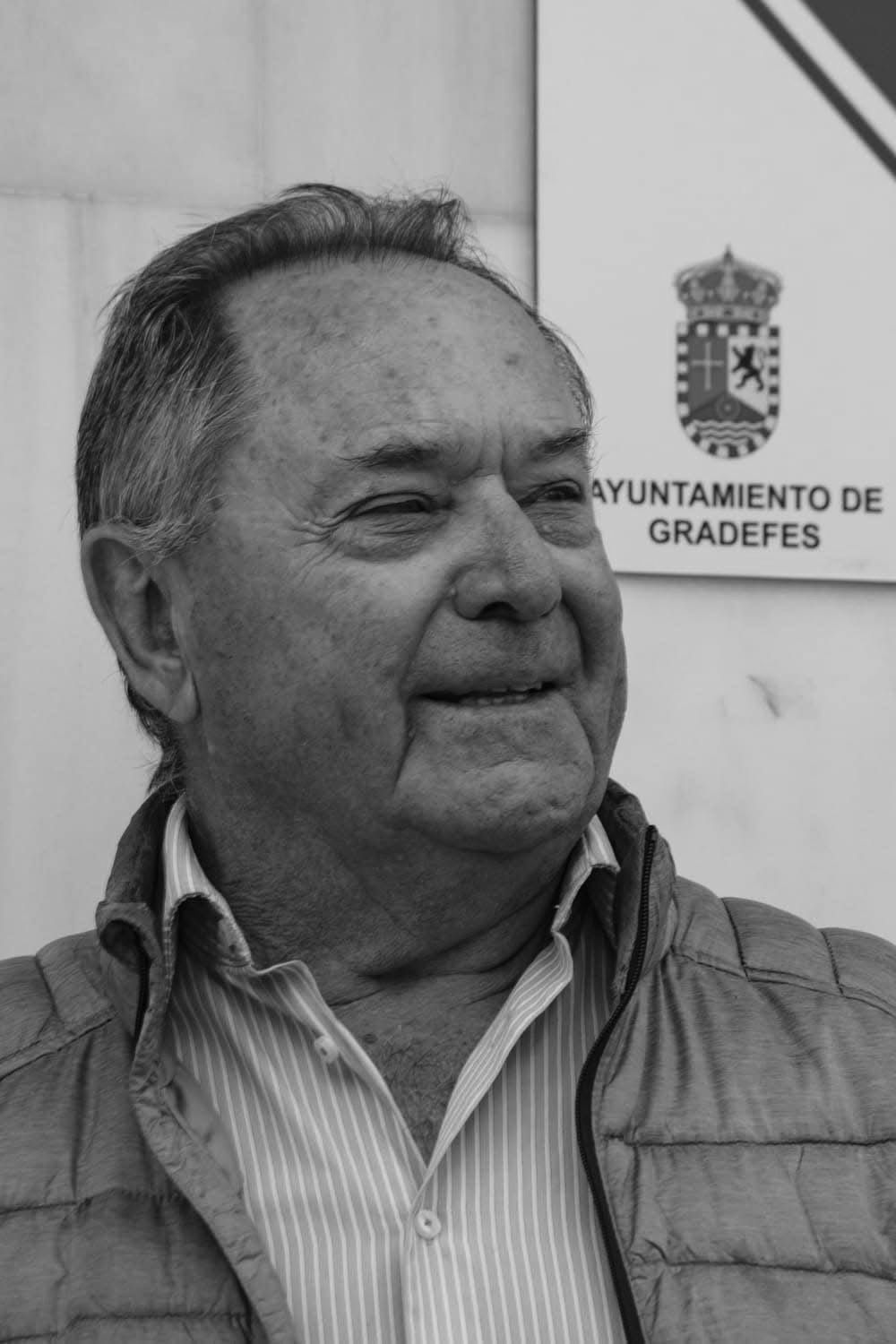 Leónides Bayón, alcalde de Gradefes.