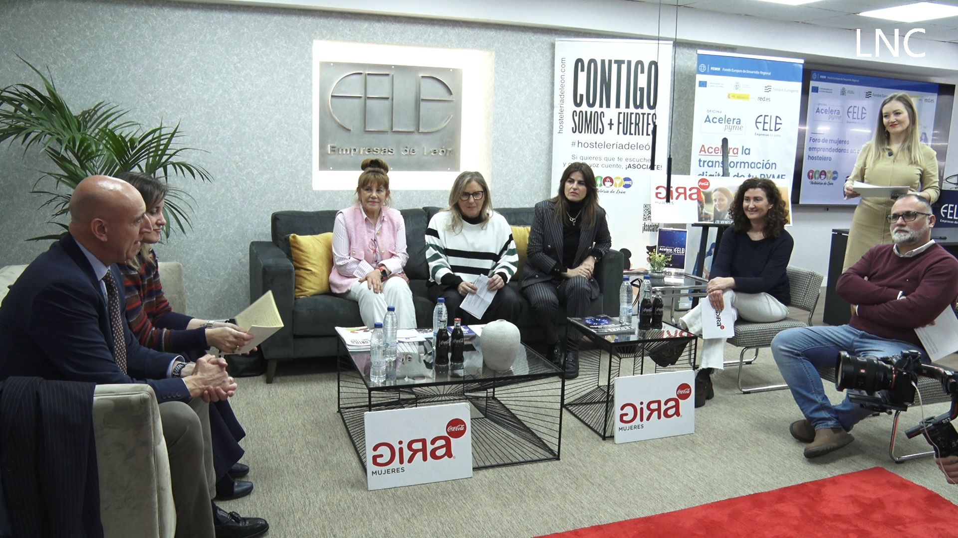 Un instante del encuentro 'Emprendimiento Femenino en la Hostelería'. | L.PASTORIZA Un instante del encuentro 'Emprendimiento Femenino en la Hostelería'. | L.PASTORIZA