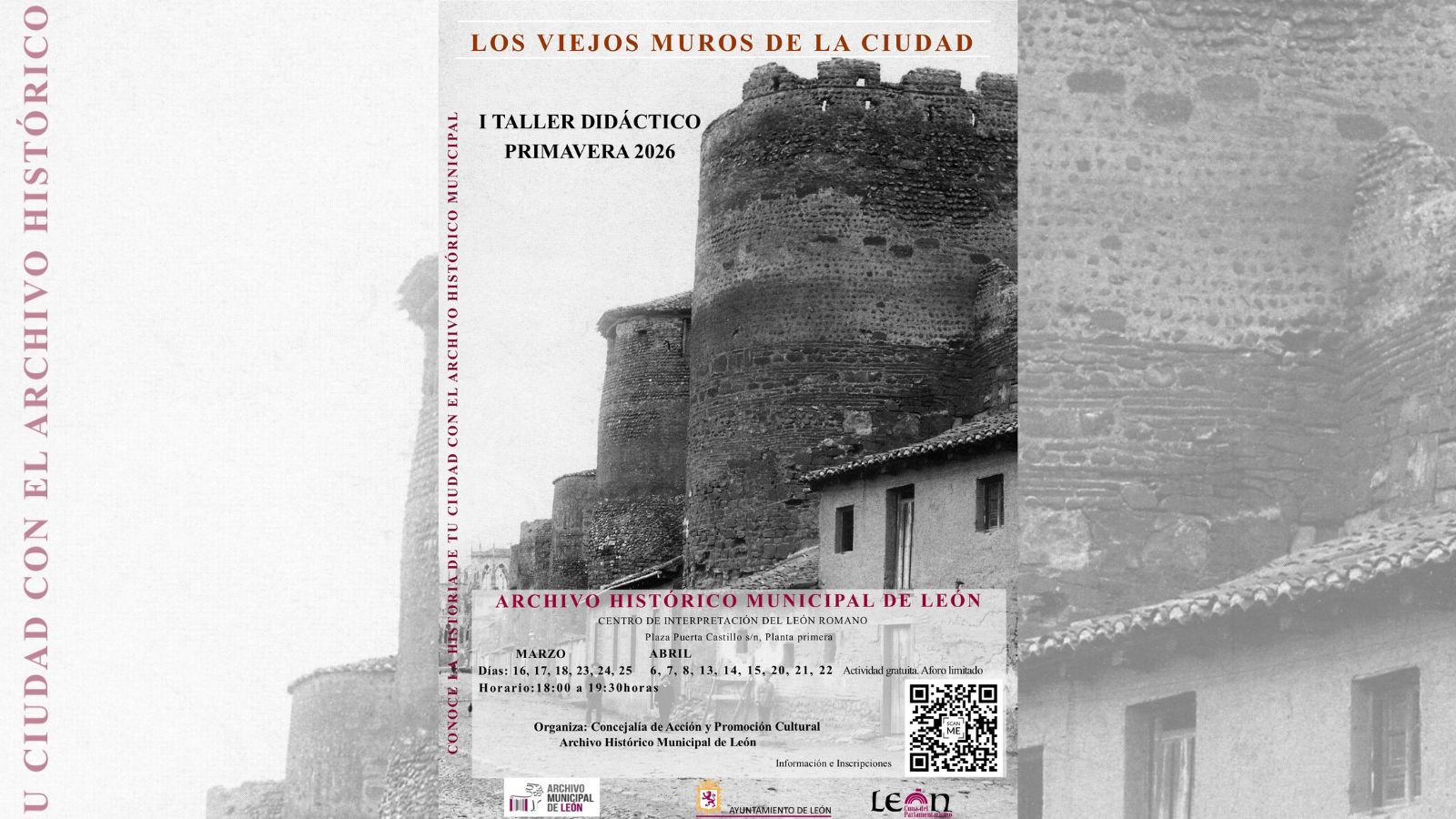 El cartel con el código QR que facilitará el proceso de inscripción desde el jueves. El cartel con el código QR que facilitará el proceso de inscripción desde el jueves.