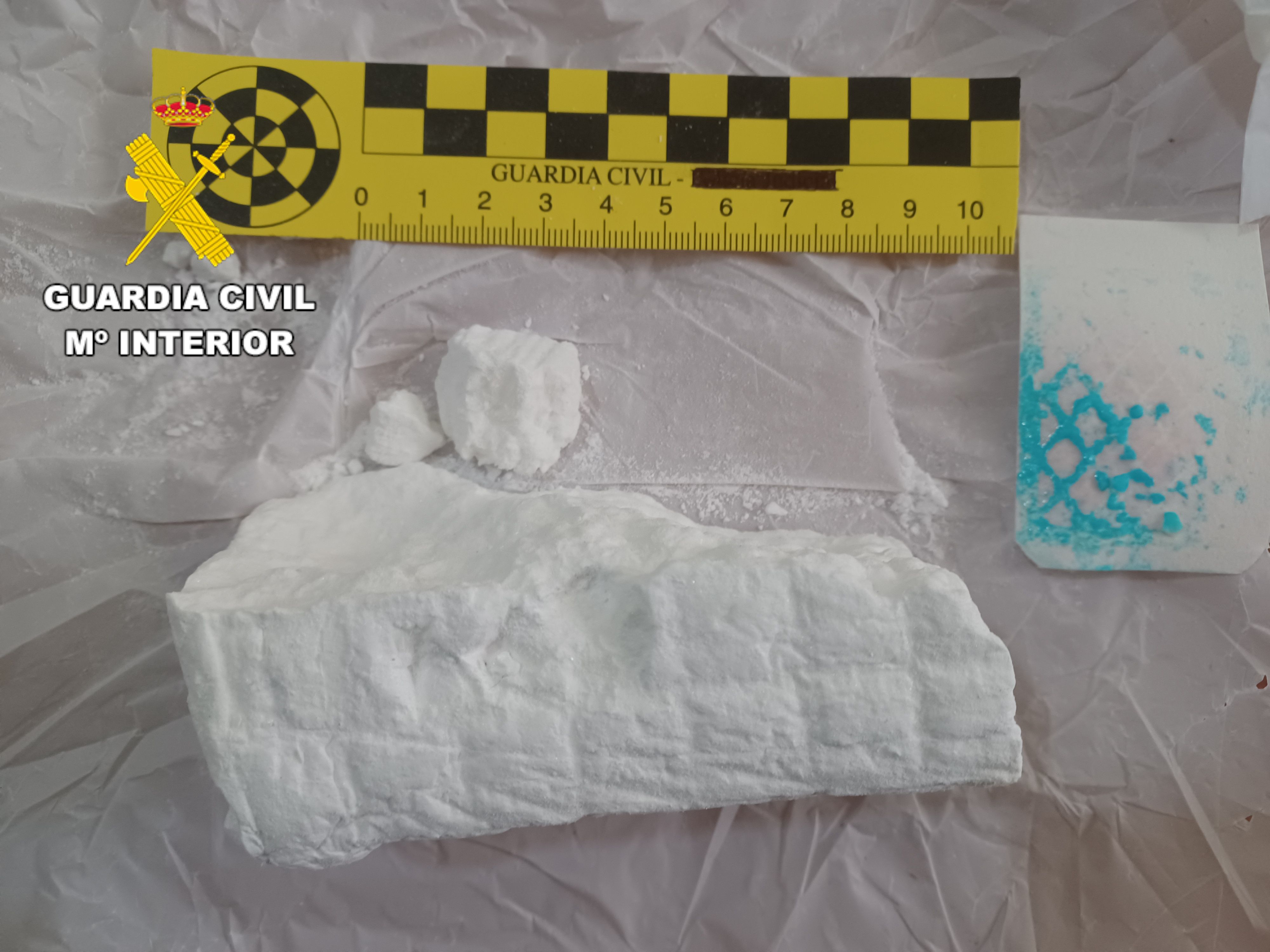 Droga decomisada en Valencia de Don Juan. | GUARDIA CIVIL