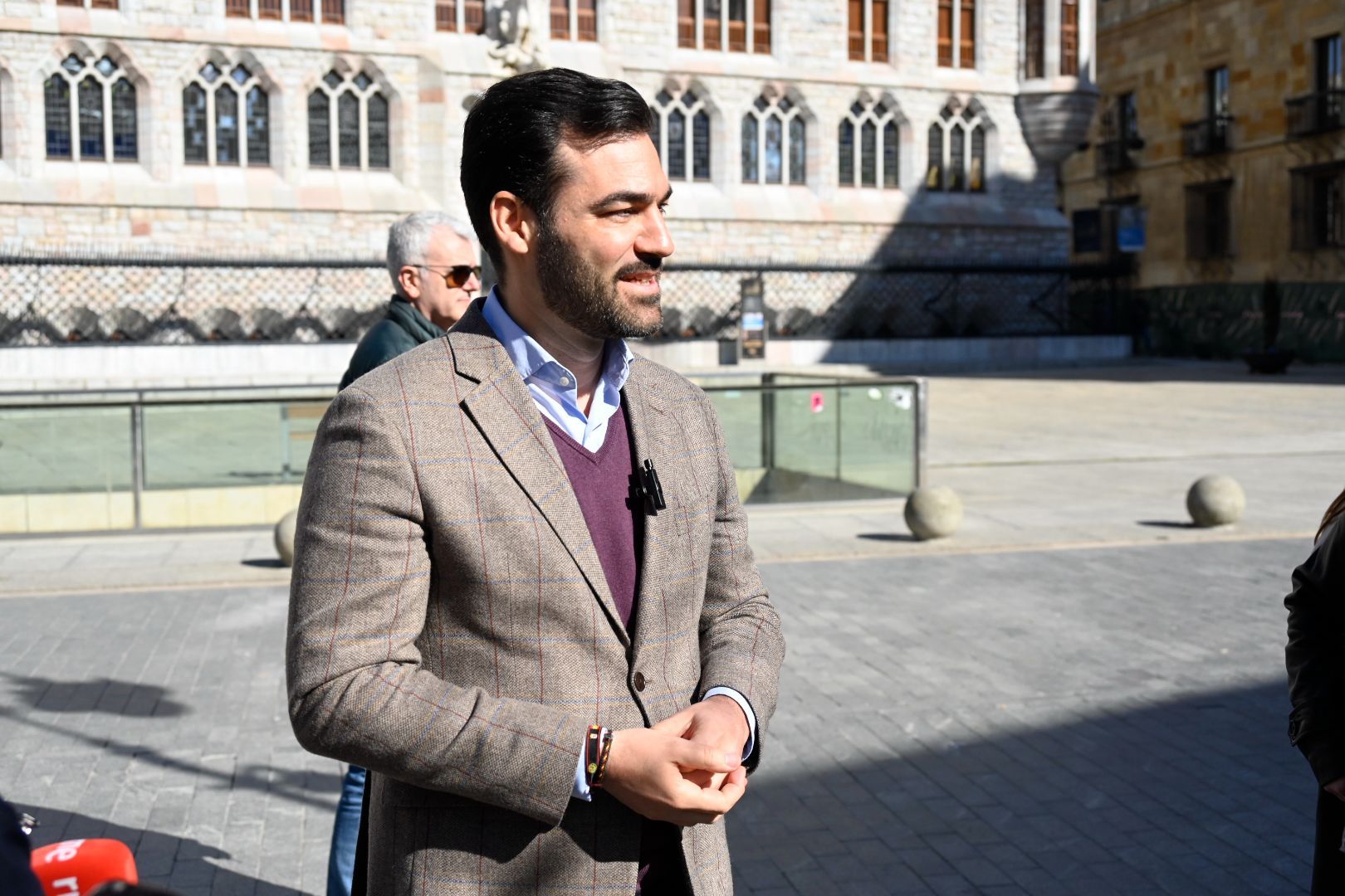 El portavoz del PP en el Ayuntamiento de León, David Fernández. | SAÚL ARÉN