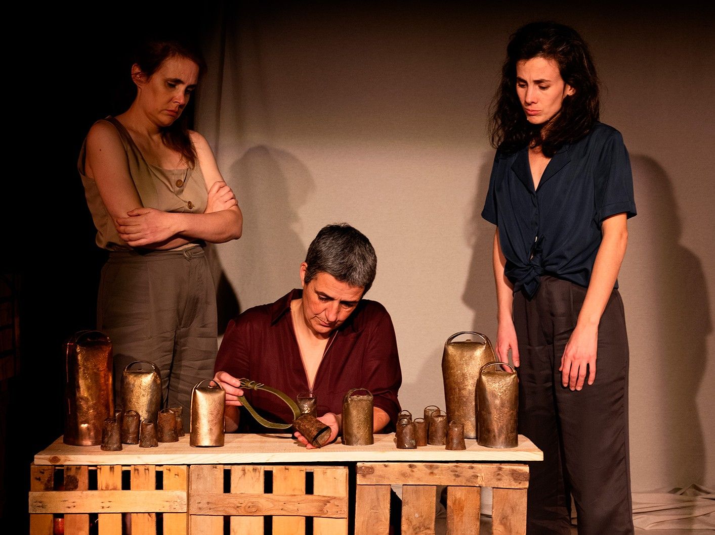 Una escena de la obra de teatro ‘Yo nací en un surco de judías’. | L.N.C.