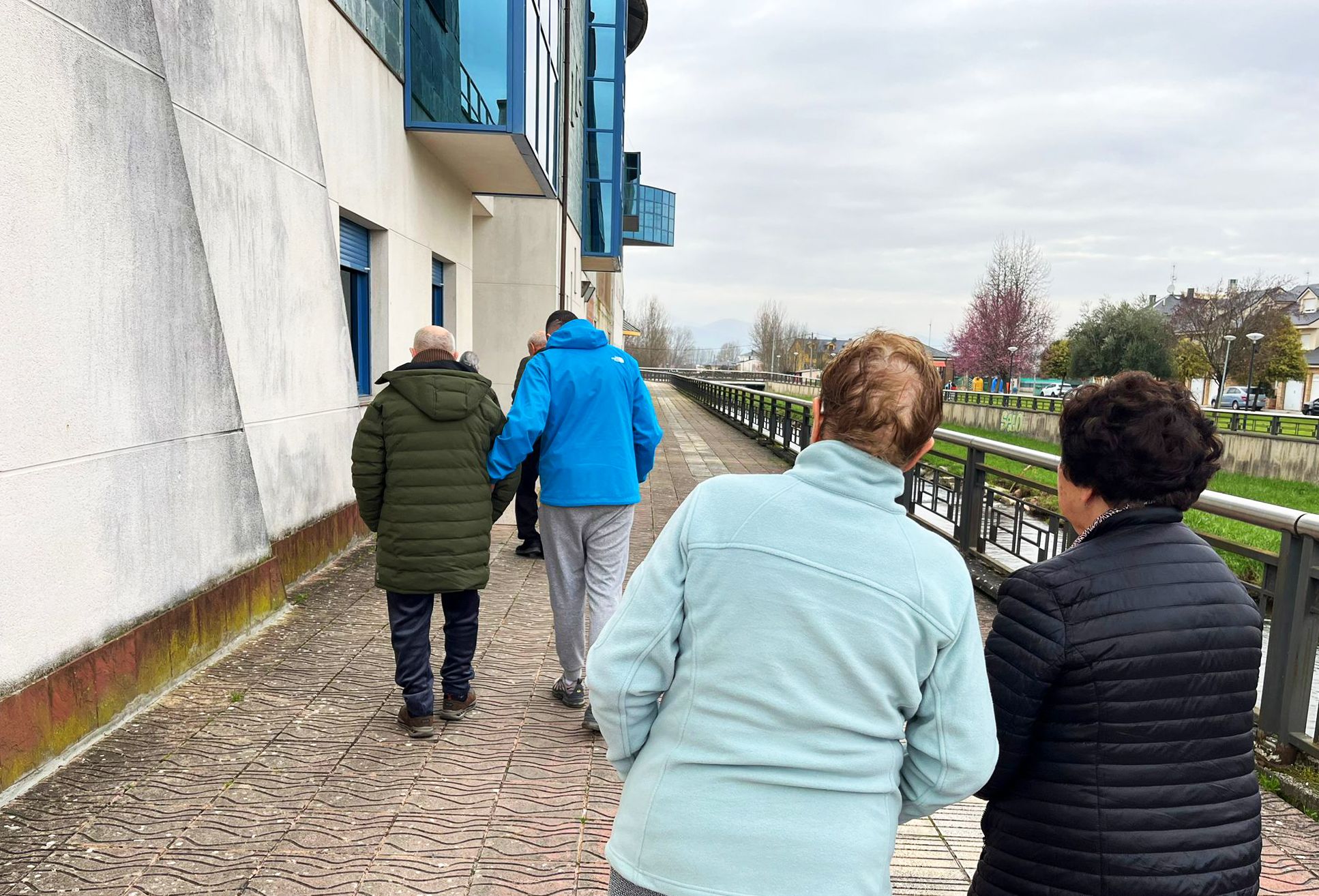 Usuarios del nuevo Centro de Día de Camponaraya.