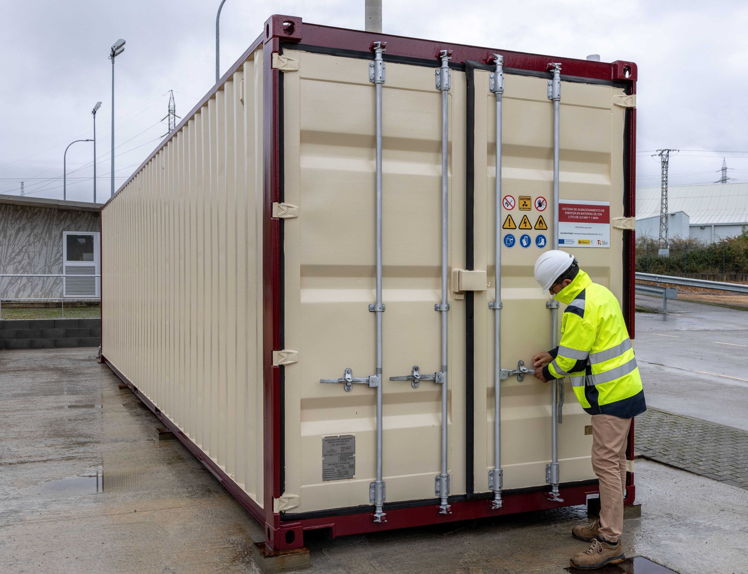 Baterias ion litio del sistema.