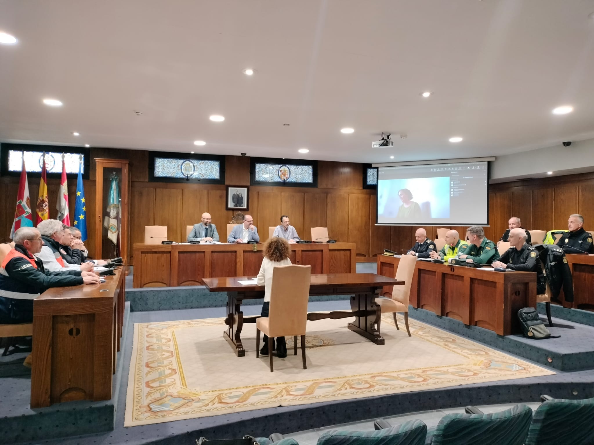 Junta de Seguridad en Ponferrada.