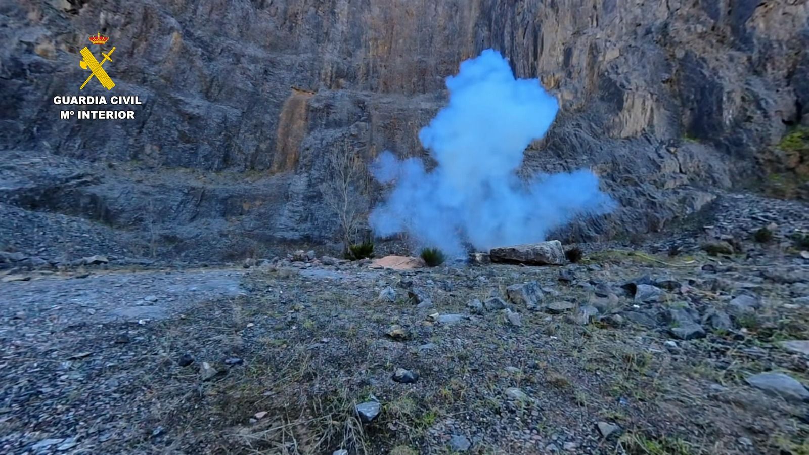 Imagen de la explosión del dispositivo