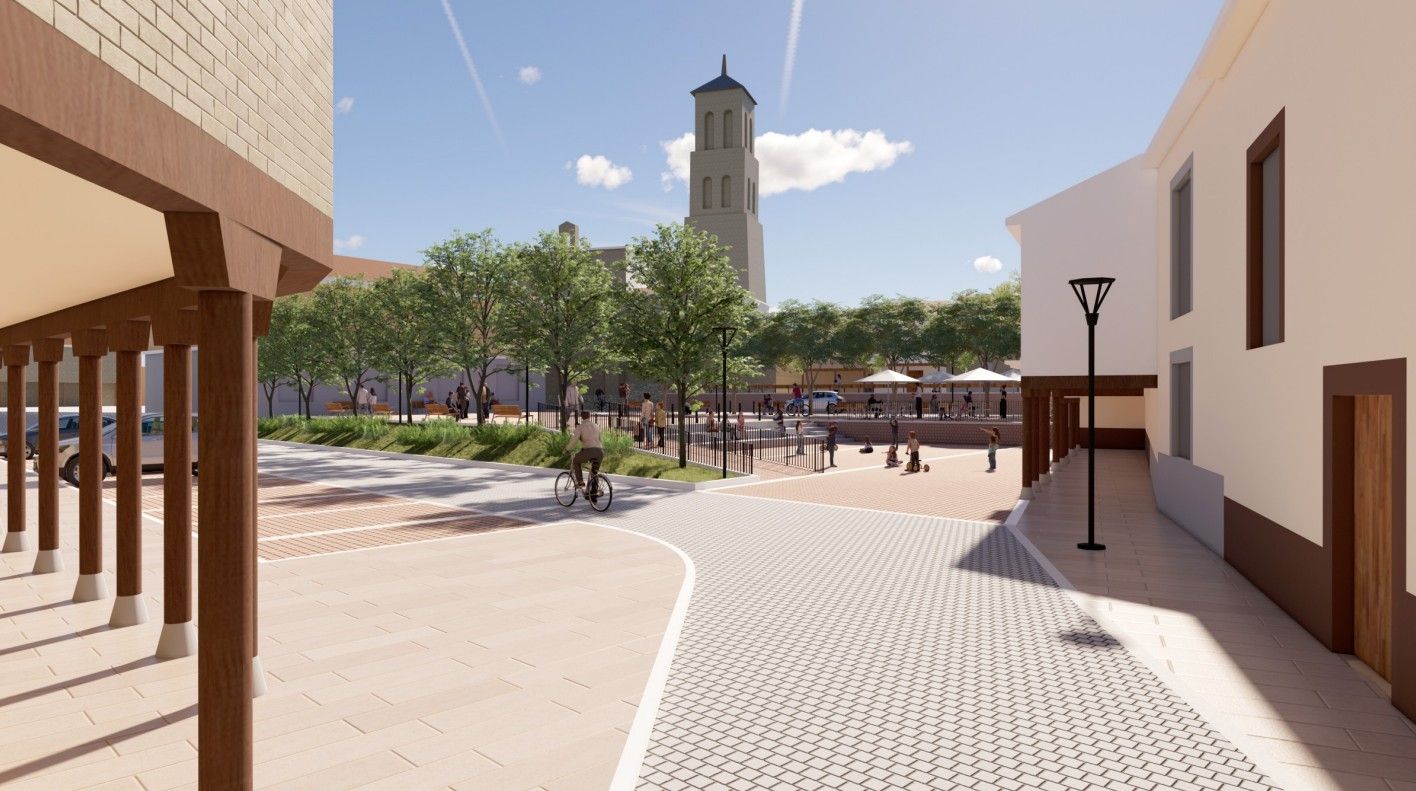 Vista del proyecto de renovación desde la calle de la Esperanza. | L.N.C. Vista del proyecto de renovación desde la calle de la Esperanza. | L.N.C.