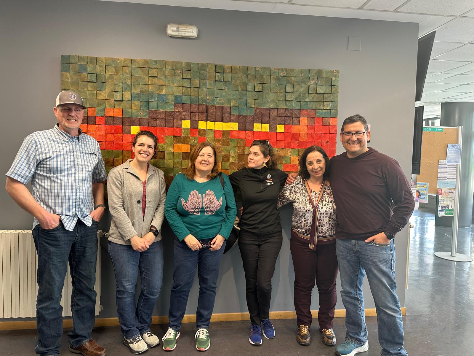 Expertos de Oregón estudian los incendios forestales en el Campus de Ponferrada.