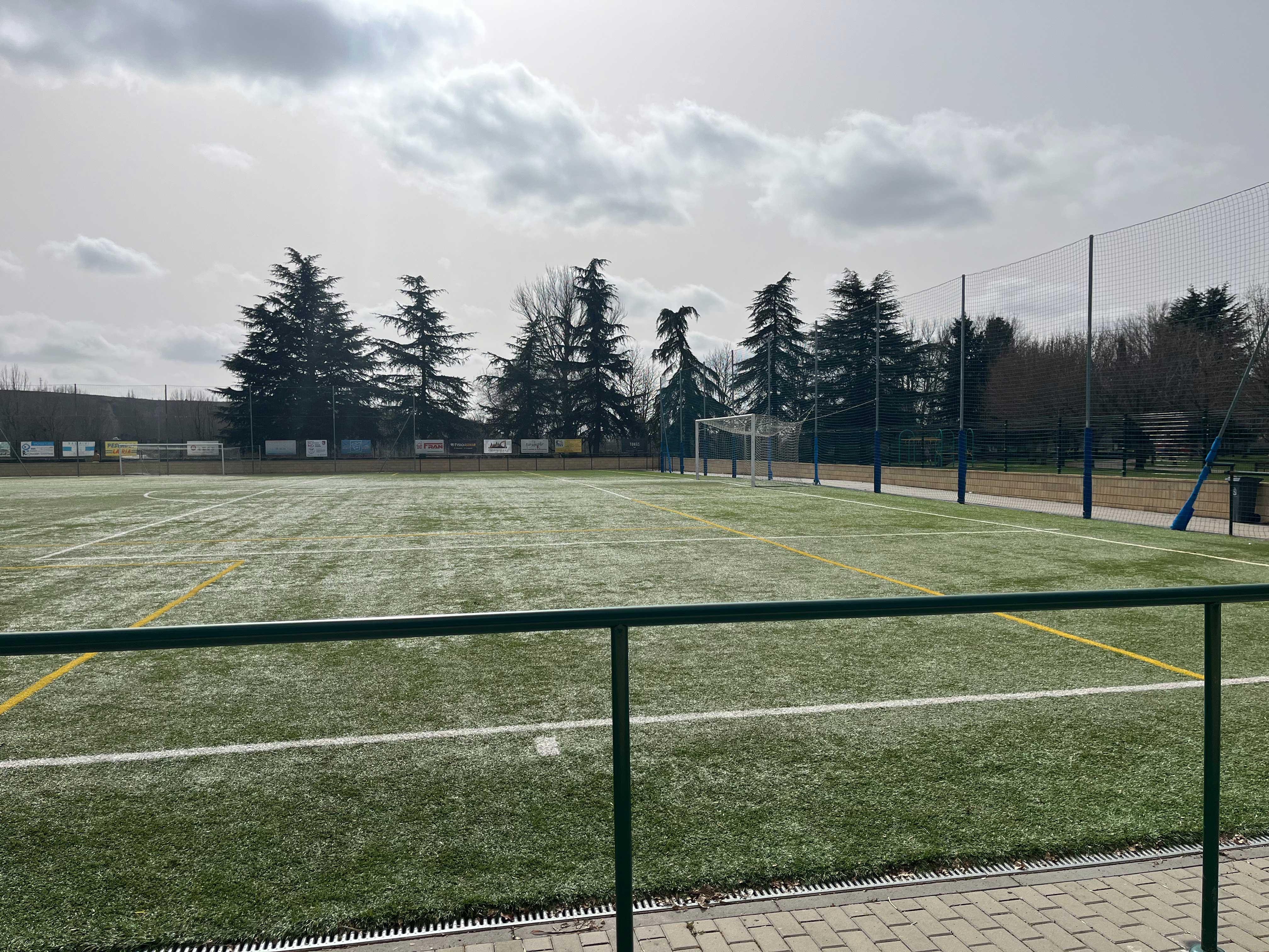 Imagen del campo de fútbol de La Granja