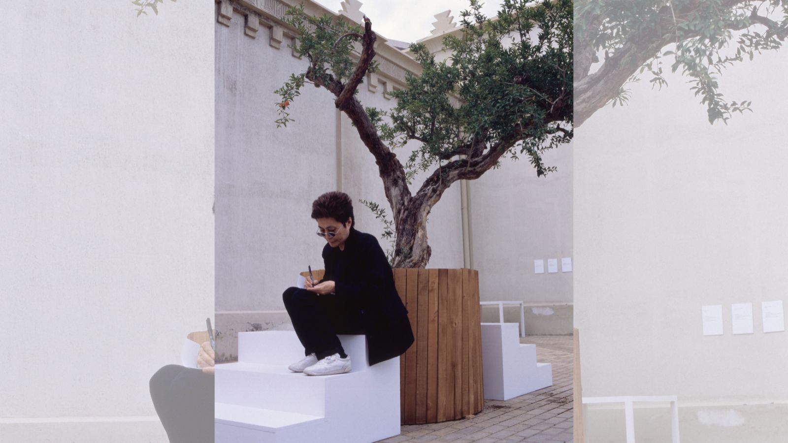 El 'Árbol de los deseos' de Yoko Ono. | MIGUEL ÁNGEL VALERO El 'Árbol de los deseos' de Yoko Ono. | MIGUEL ÁNGEL VALERO