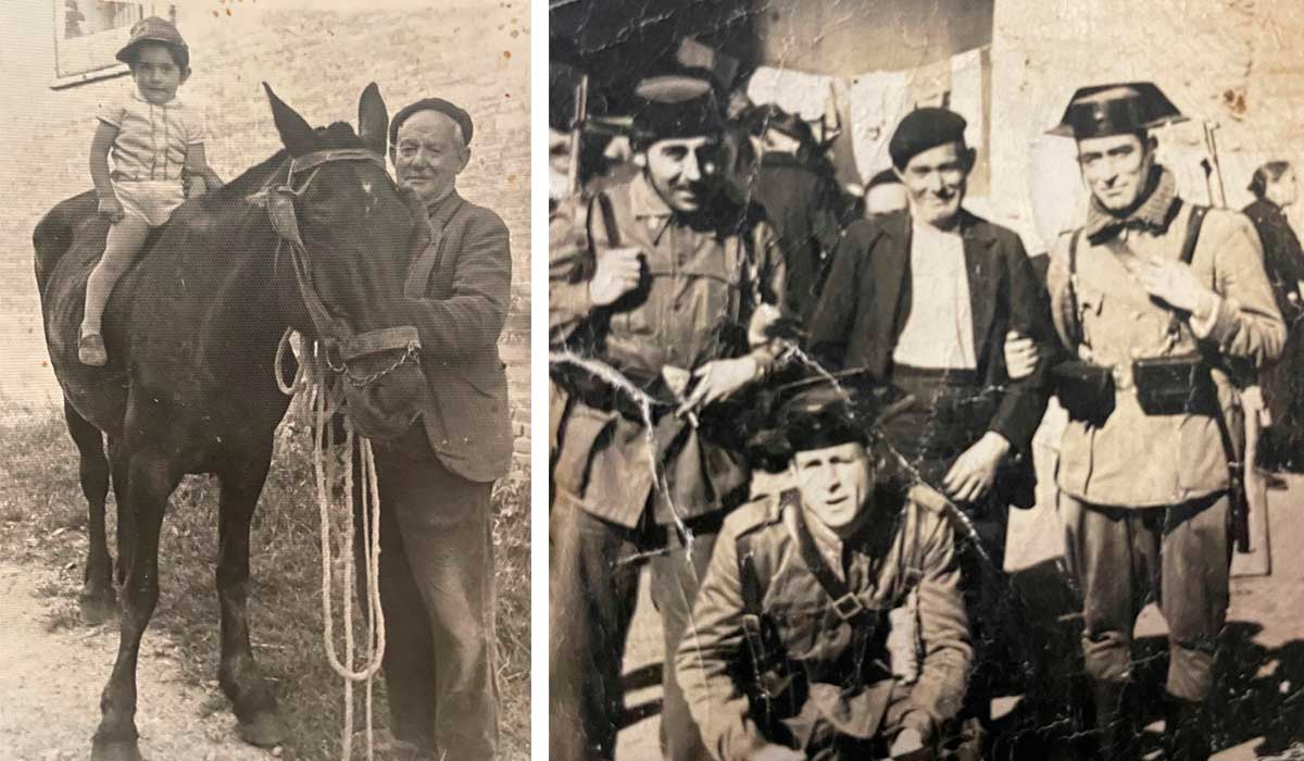 Dos imágenes, ya de mayor, de Auxilio, uno de los niños de aquel viaje a Barcelona. | L.N.C. Dos imágenes, ya de mayor, de Auxilio, uno de los niños de aquel viaje a Barcelona. | L.N.C.