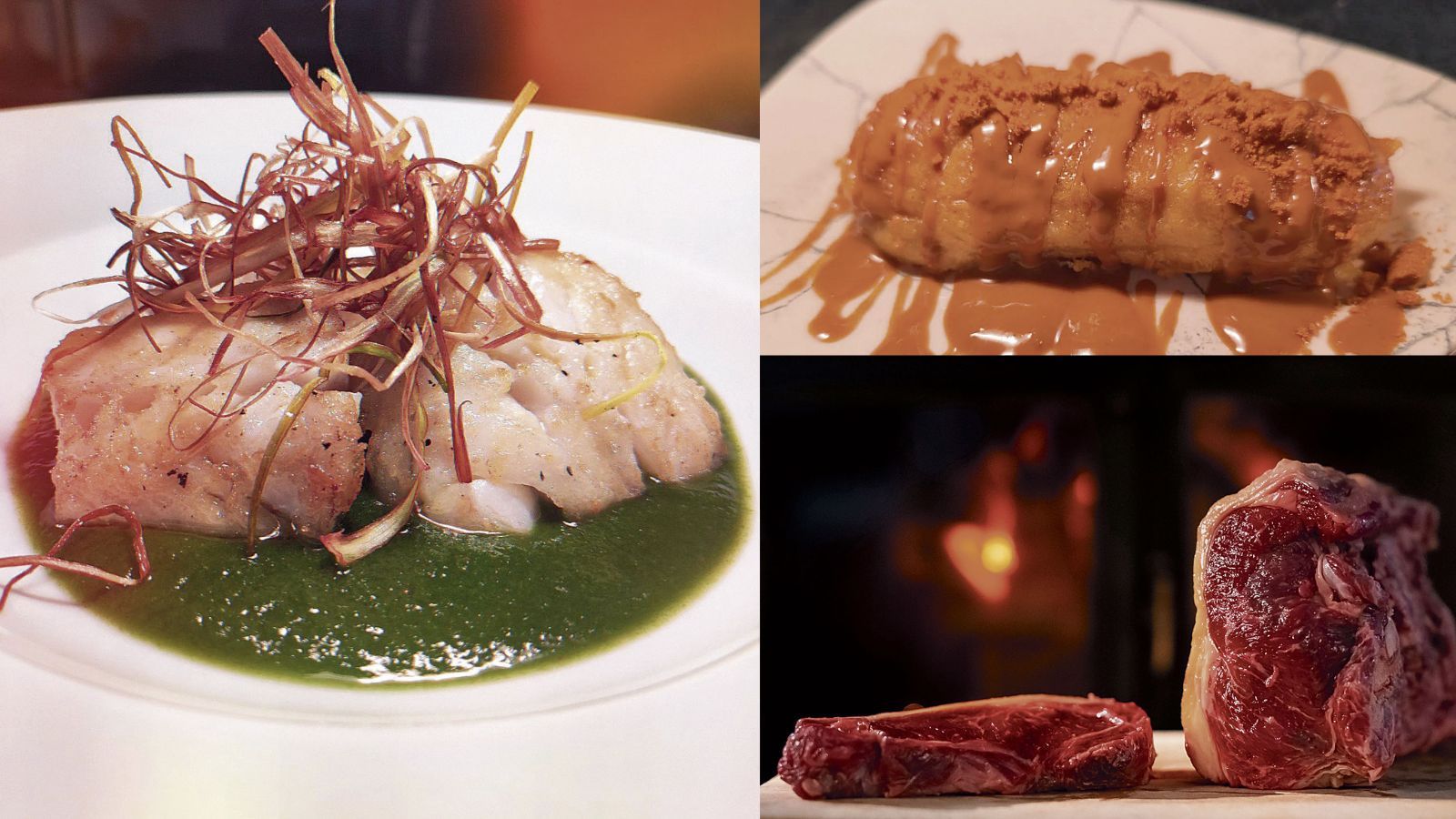 Parte de la oferta gastronómica del Gure Txoko de Burón. Parte de la oferta gastronómica del Gure Txoko de Burón.