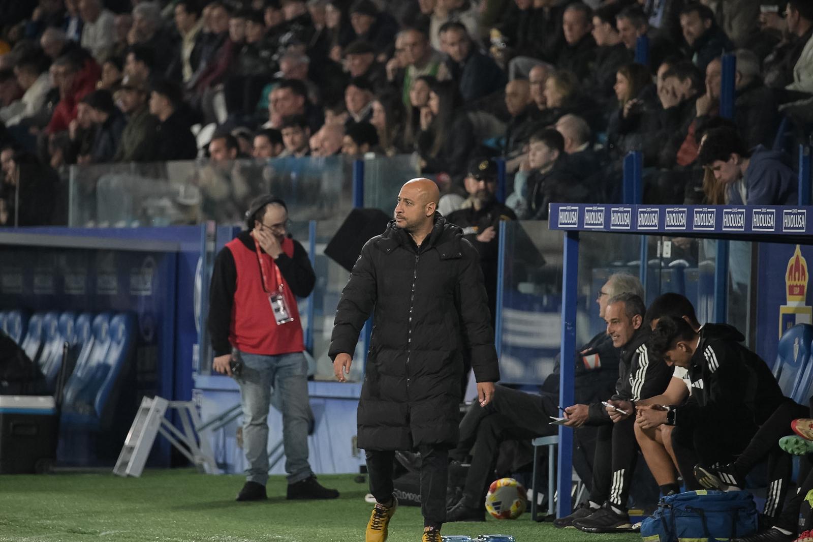 Nafti durante el partido ante Unionistas. QUINITO Nafti durante el partido ante Unionistas. QUINITO