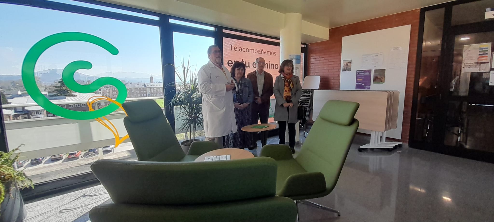 Sala de respiro inaugurada en el Hospital El Bierzo. | MAR IGLESIAS