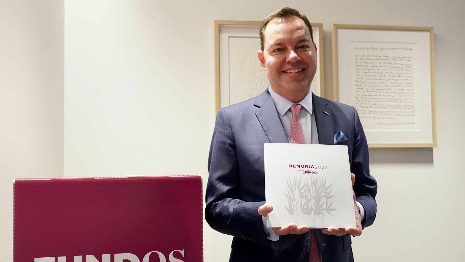 Un instante de la presentación de la memoria anual de Fundación Obra Social Castilla y León. | CAMPILLO (ICAL)