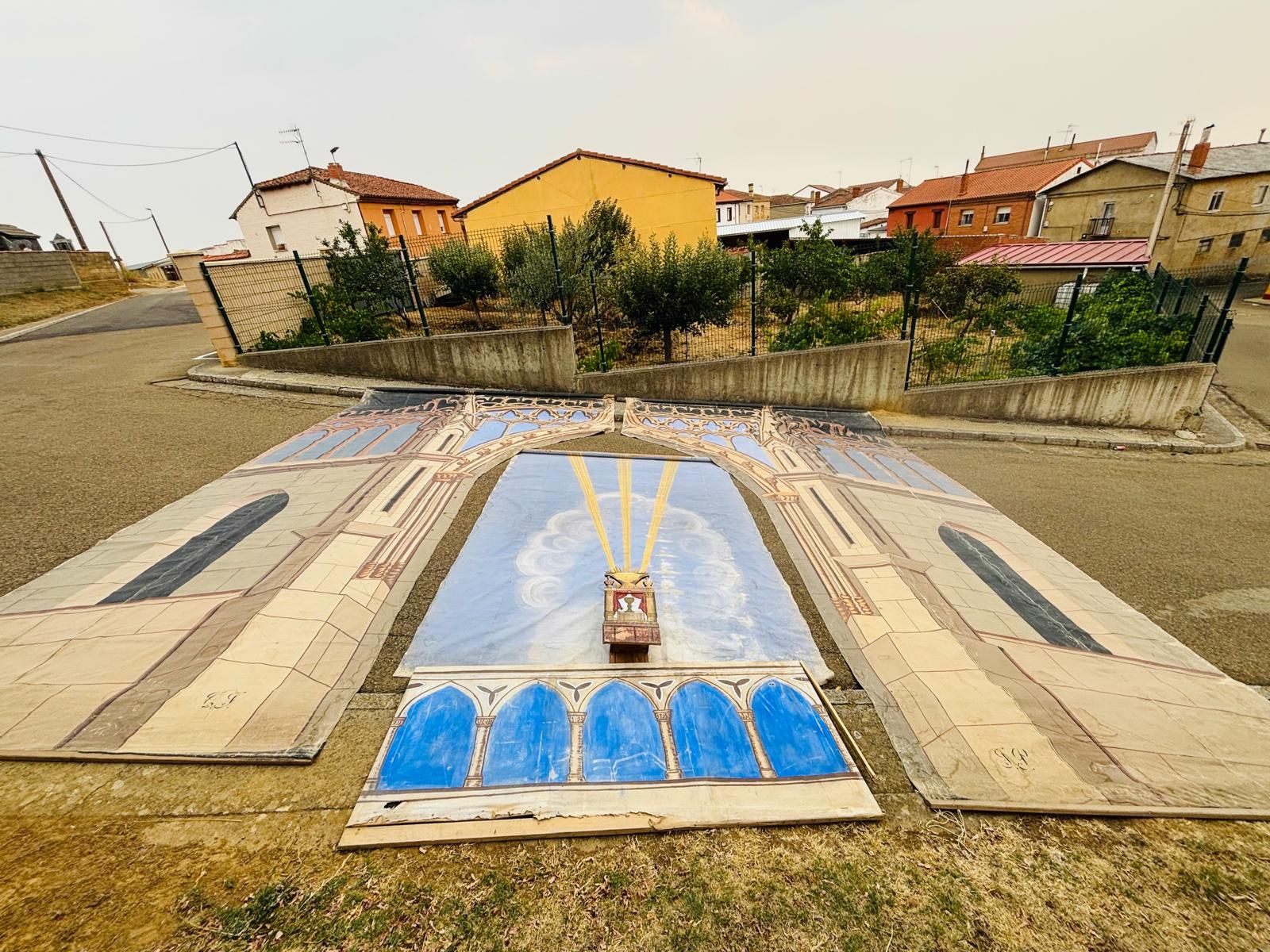 Las sargas cuaresmales del pueblo volverán a lucir esta Semana Santa. | L.N.C.