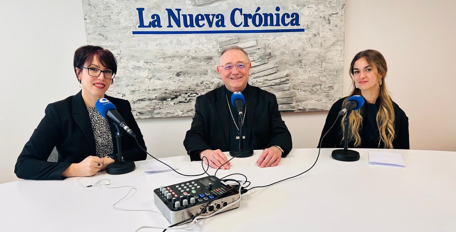 Luis Ángel de las Heras: durante el espacio 'Entre nosotras'. L.N.C.