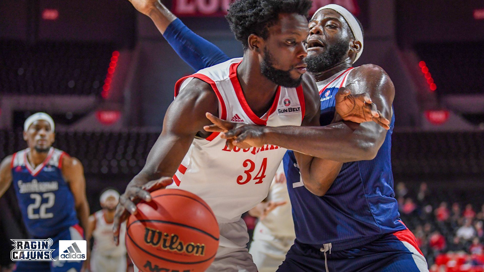 Gueye, durante un partido con Louisiana. | BASKET221