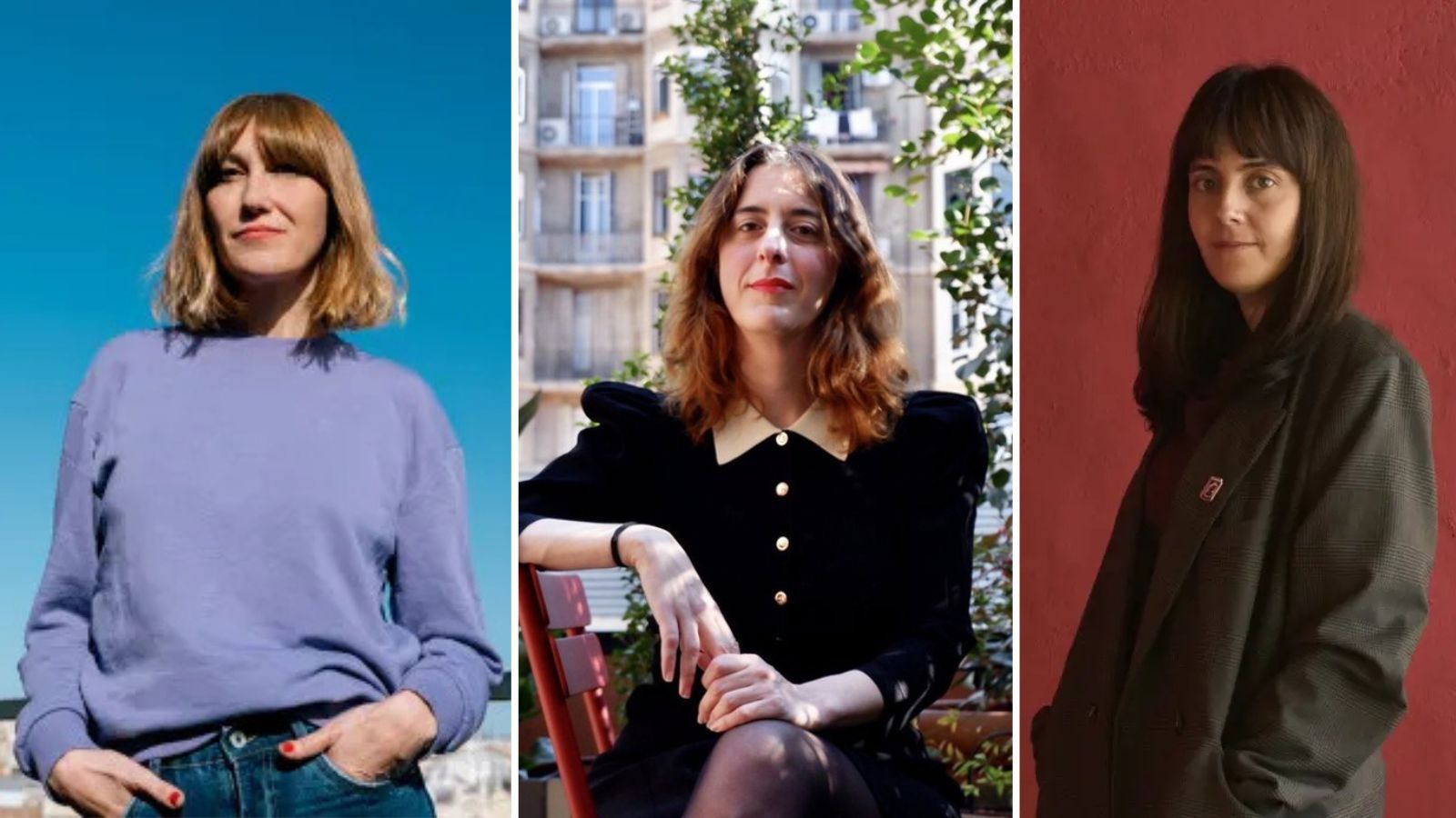 Agustina Guerrero (imagen de Penguin Libros), Lucía Litmajer (Europa Press) y Lana Corujo (Carlos Reyes) llegarán a León.