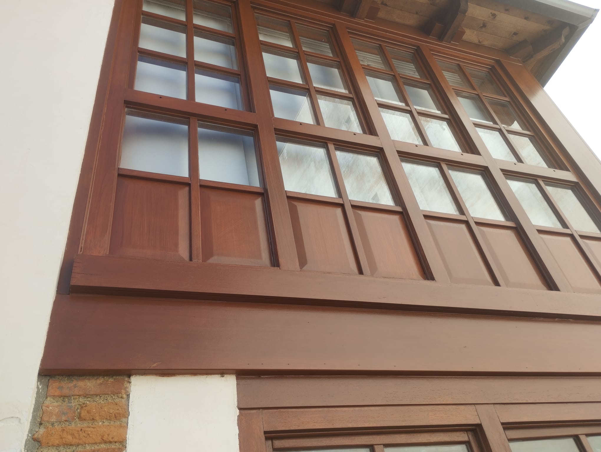 Reparación de la carpintería exterior de la Casa Panero de Astorga. | L.N.C.