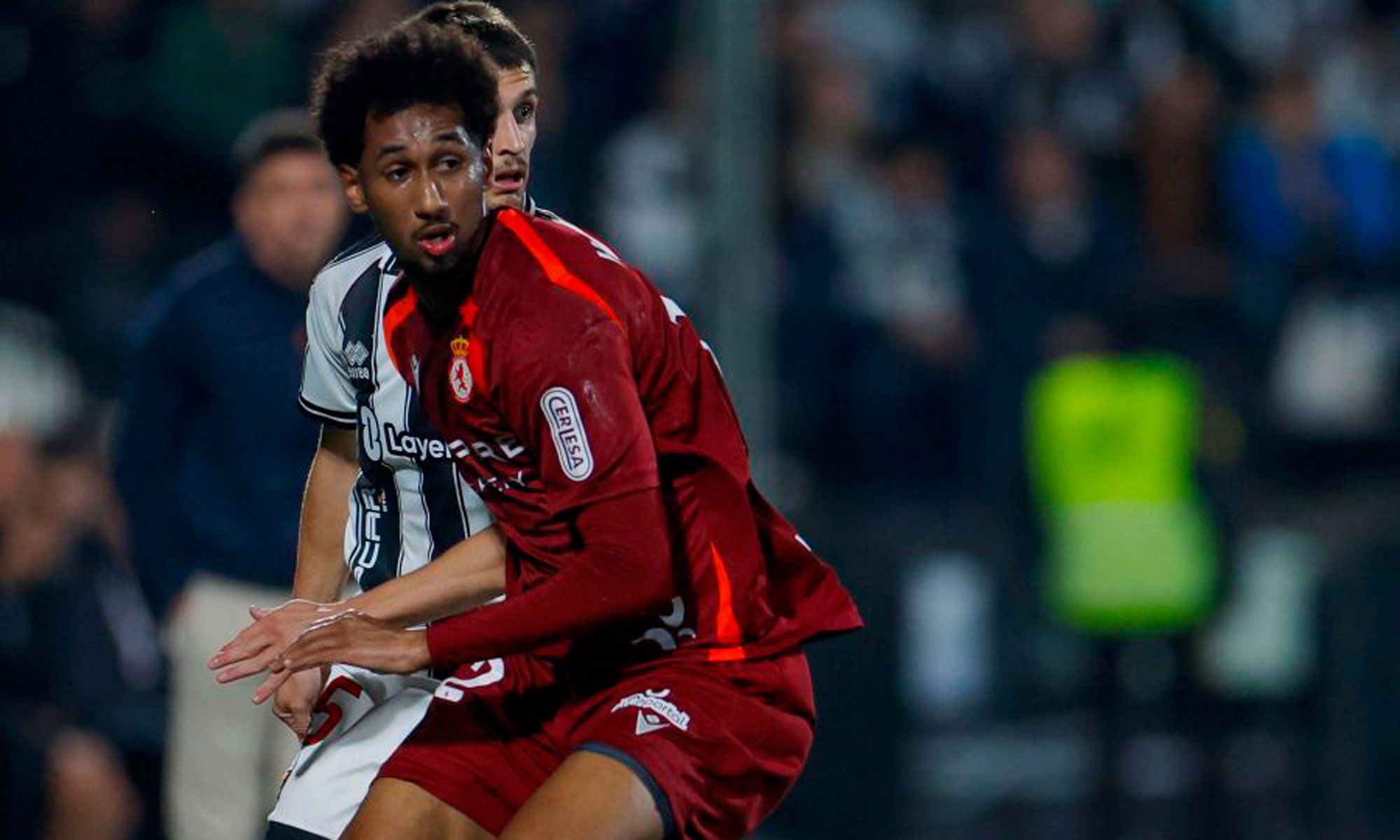 Homam, en Castellón durante su debut como titular con la Cultural. | LALIGA Homam, en Castellón durante su debut como titular con la Cultural. | LALIGA