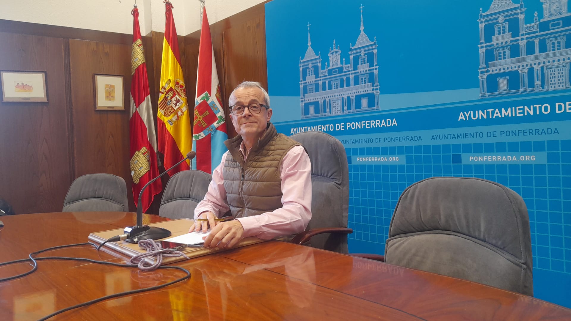 Luis Antonio Moreno en rueda de prensa. | MAR IGLESIAS