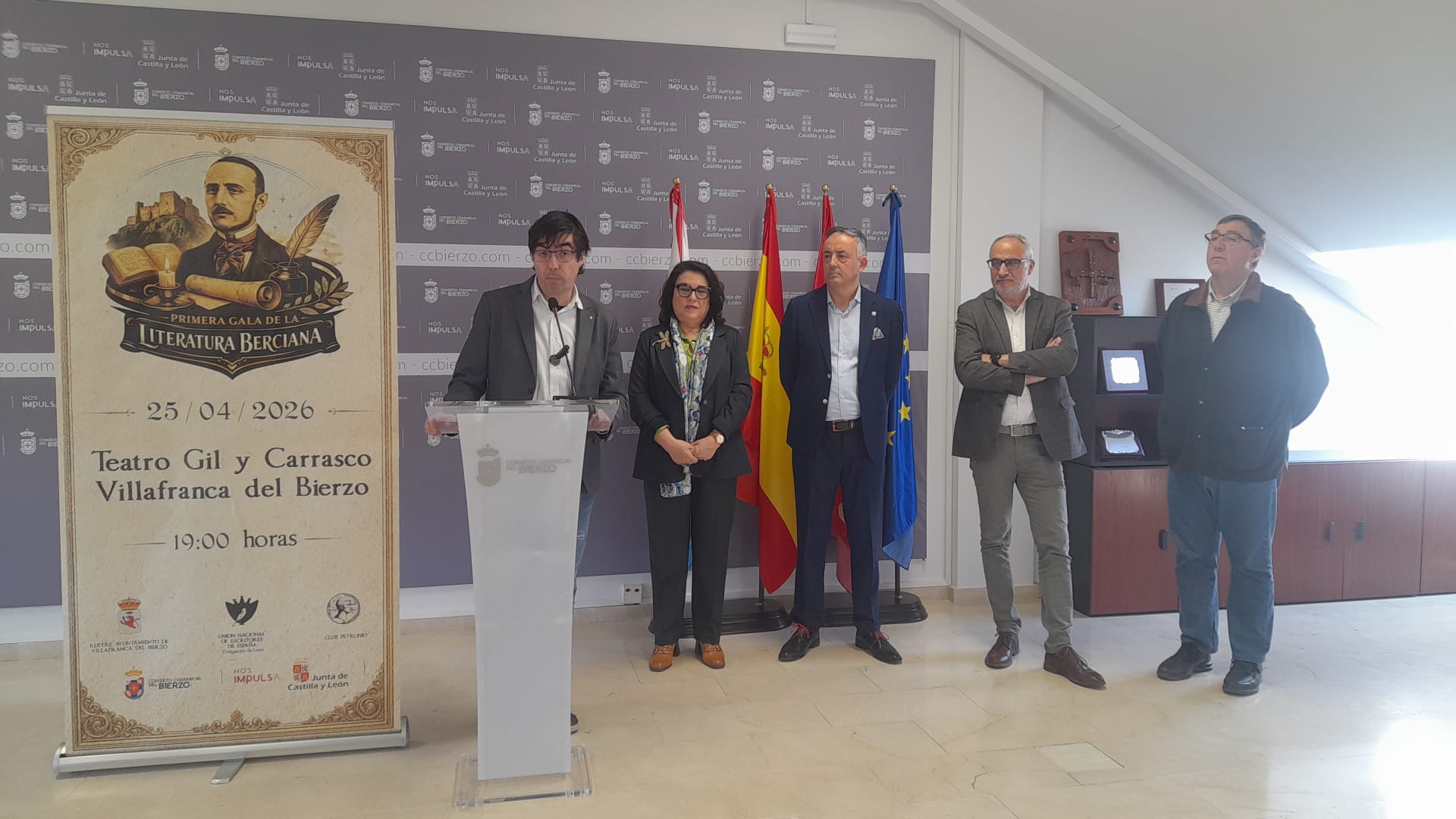 Ruy Vega durante la presentación de la Gala. | MAR IGLESIAS