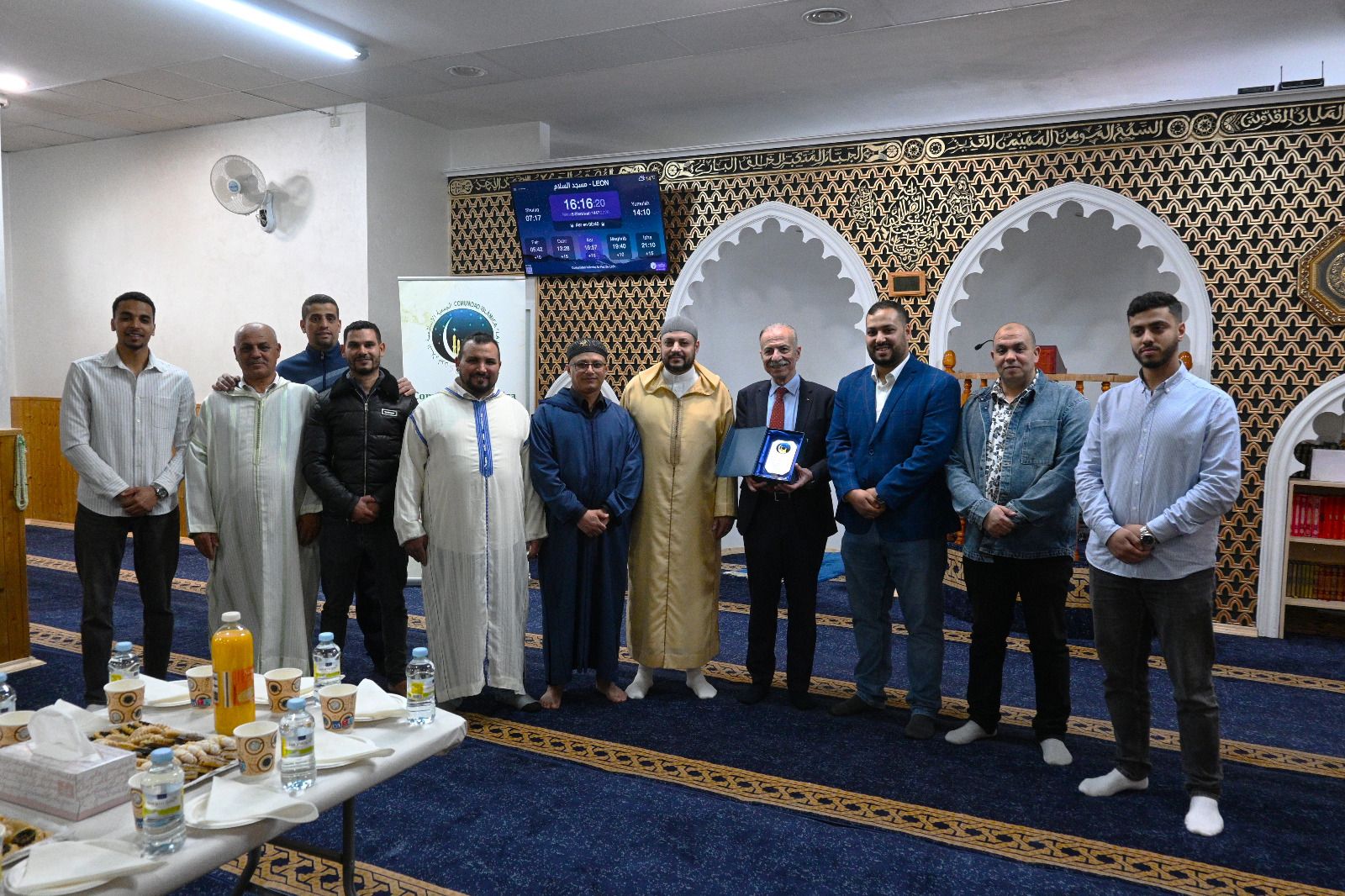 Husni Abdel Wahed, embajador de Palestina  en España, en su visita a León | MAF