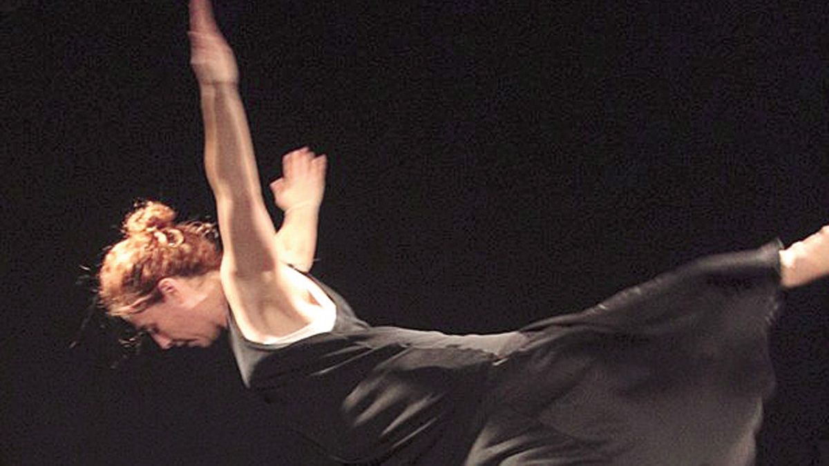 La actriz y bailarina Mamen Agüera durante una exhibición. | MIGUEL ÁNGEL