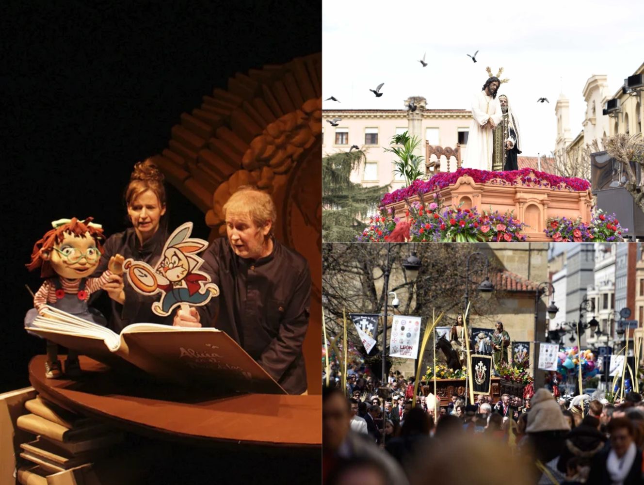 Día del Teatro y primeras procesiones de Semana Santa, este fin de semana en León 