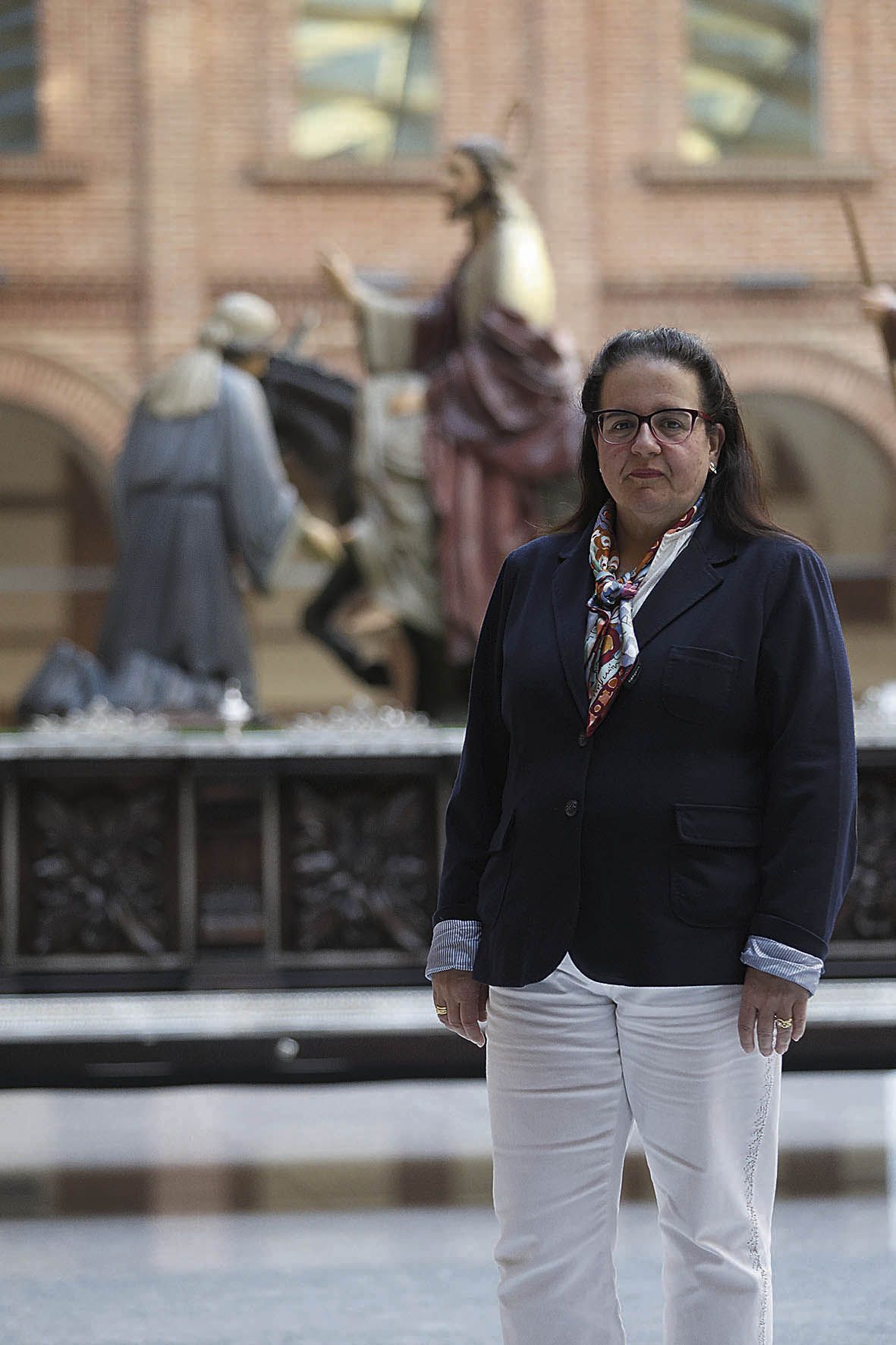 Diana Belén García, presidenta de la Junta Mayor de Cofradías y Hermandades de la Semana Santa de León. | FERNANDO OTERO Diana Belén García, presidenta de la Junta Mayor de Cofradías y Hermandades de la Semana Santa de León. | FERNANDO OTERO