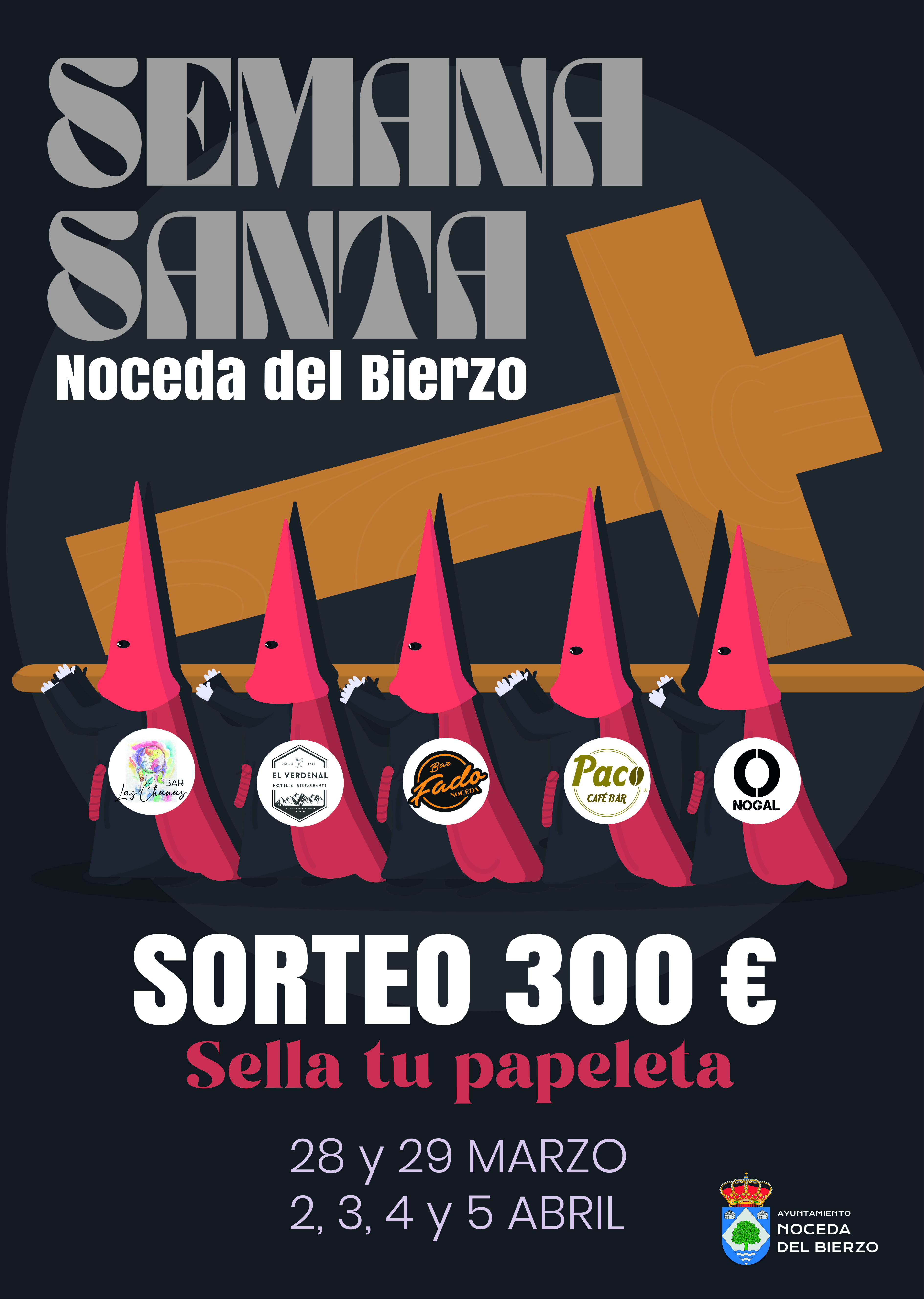 Cartel de la actividad del sorteo en Noceda del Bierzo. Cartel de la actividad del sorteo en Noceda del Bierzo.
