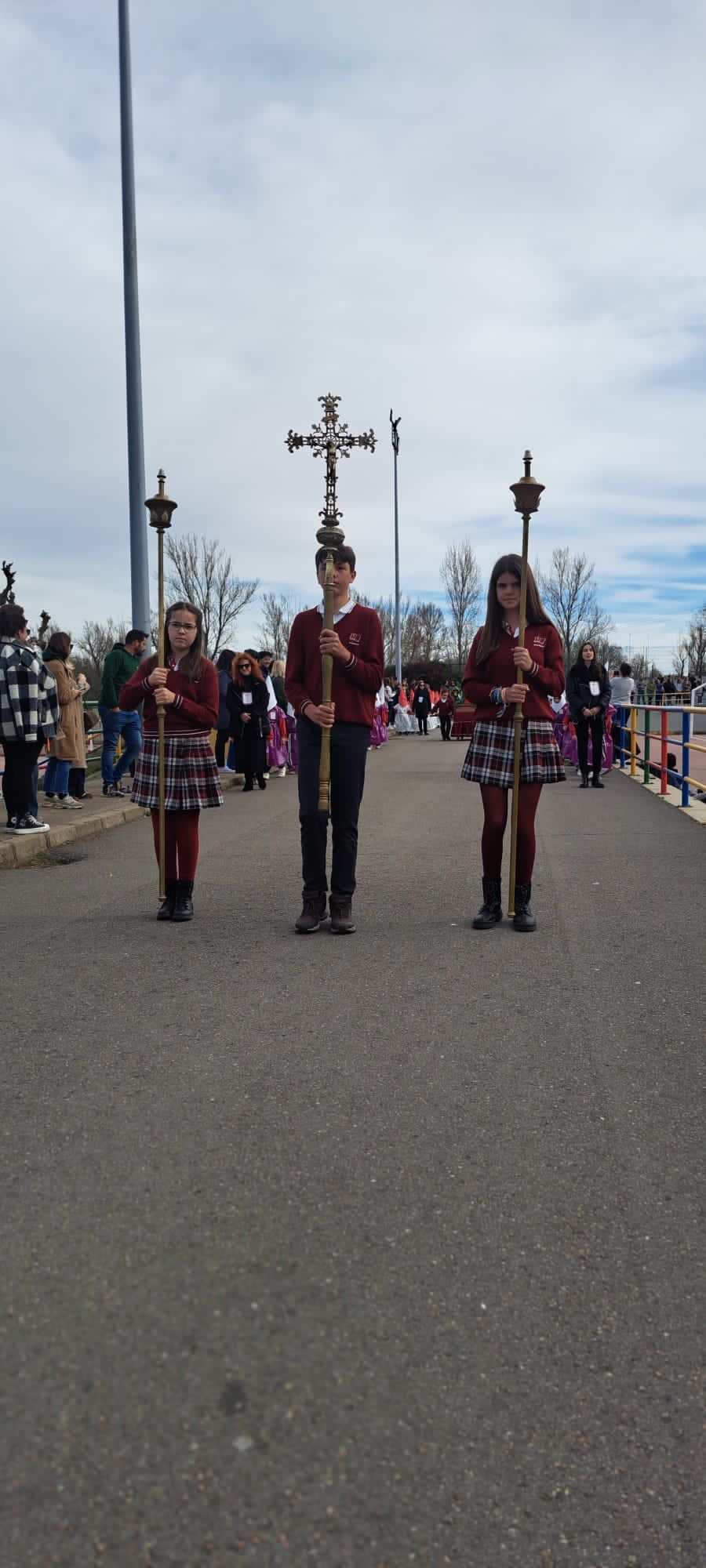 Inicio de la procesión infantil.