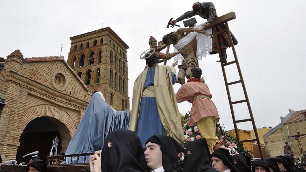 Imagen de archivo de la Semana Santa de Sahagún. | L.N.C. Imagen de archivo de la Semana Santa de Sahagún. | L.N.C.