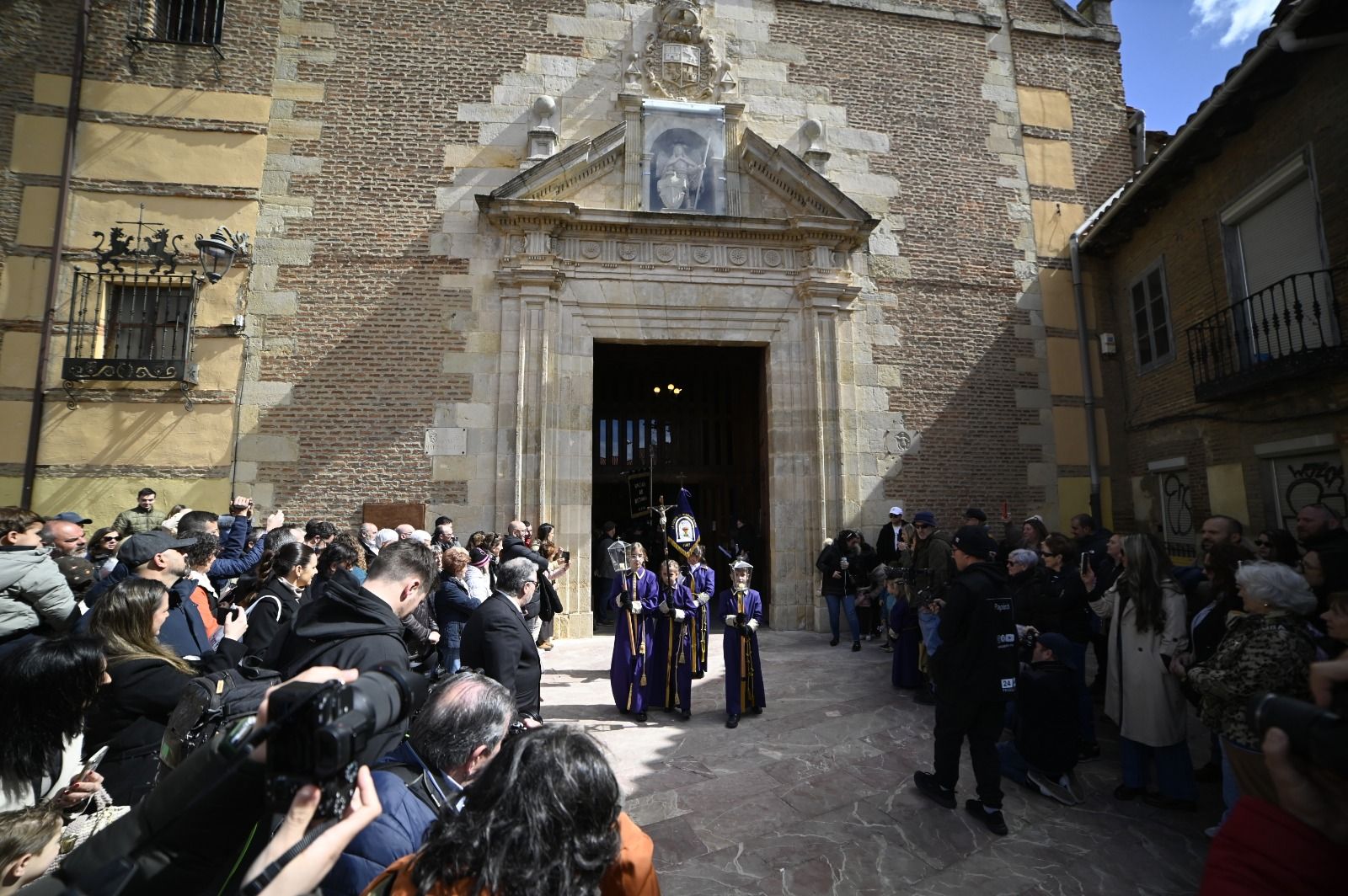 Primera procesión infantil de León, organizada por la Agonía. | SAÚL ARÉN