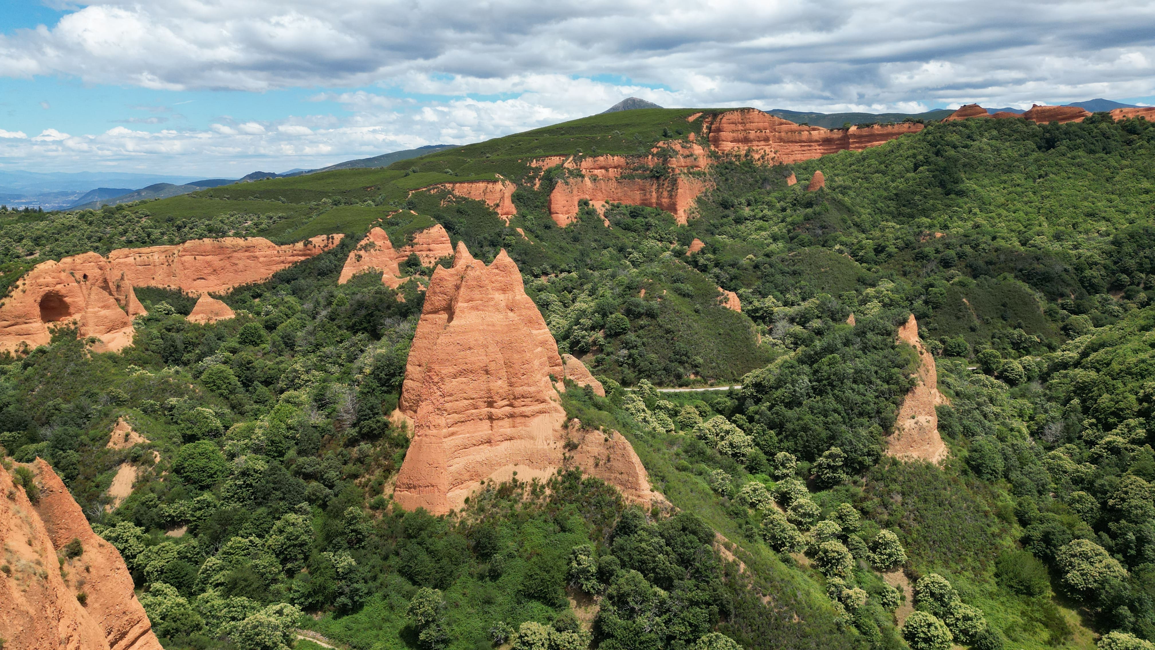 Paraje de Las Médulas, Patrimonio de la Humanidad por la UNESCO.